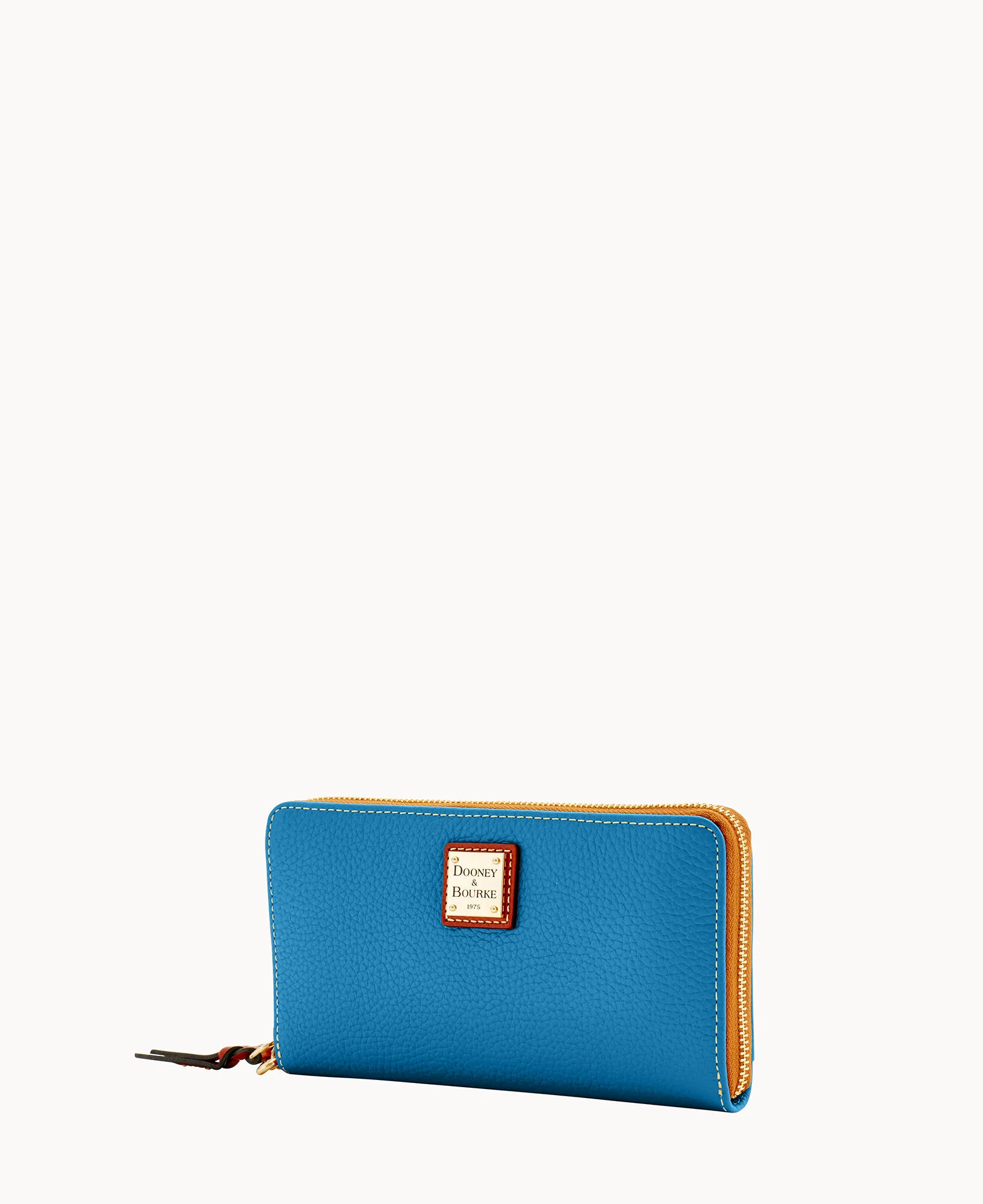 Pebble Grain Large Zip Around Wristlet - Image 44