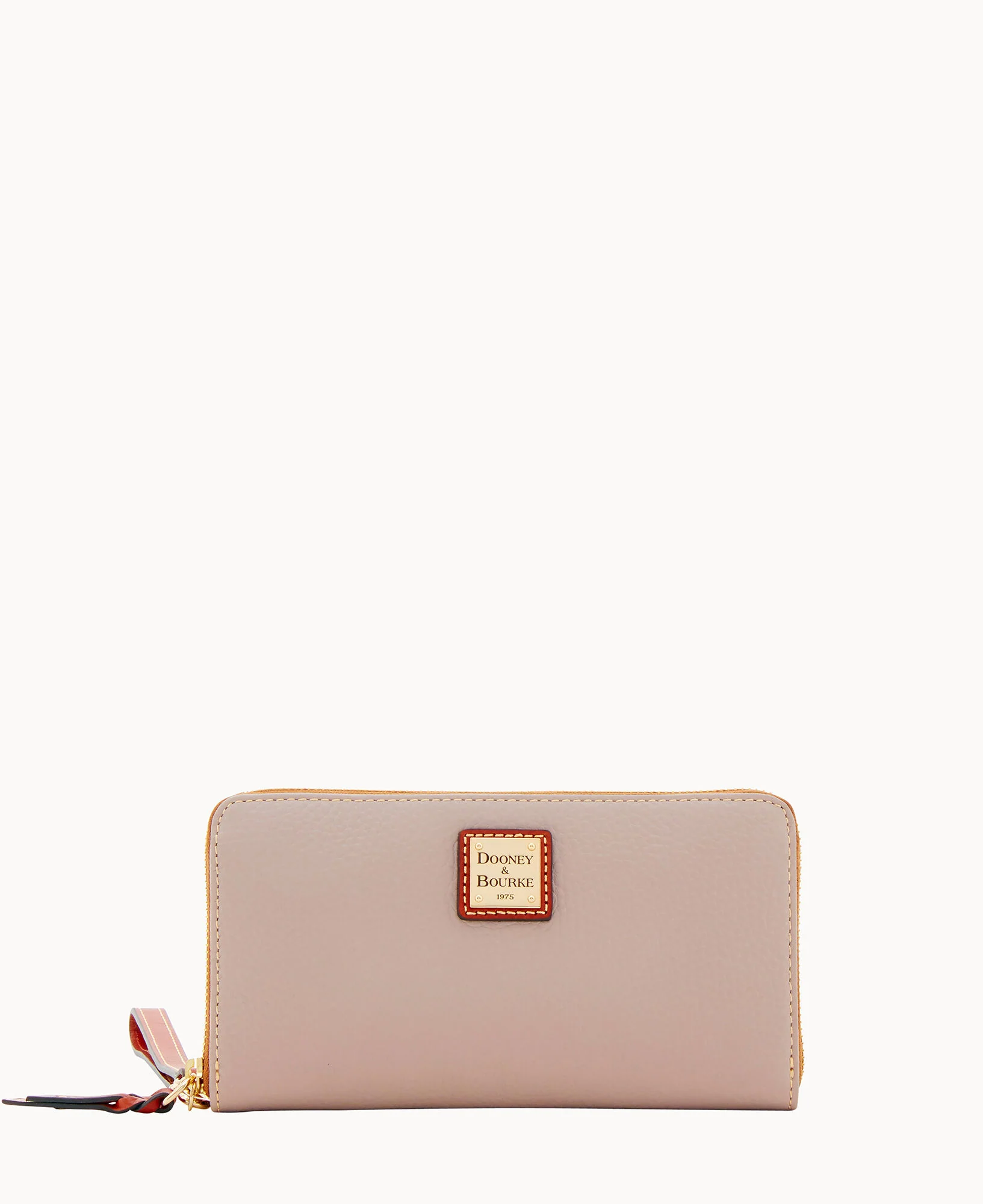 Pebble Grain Large Zip Around Wristlet - Image 49