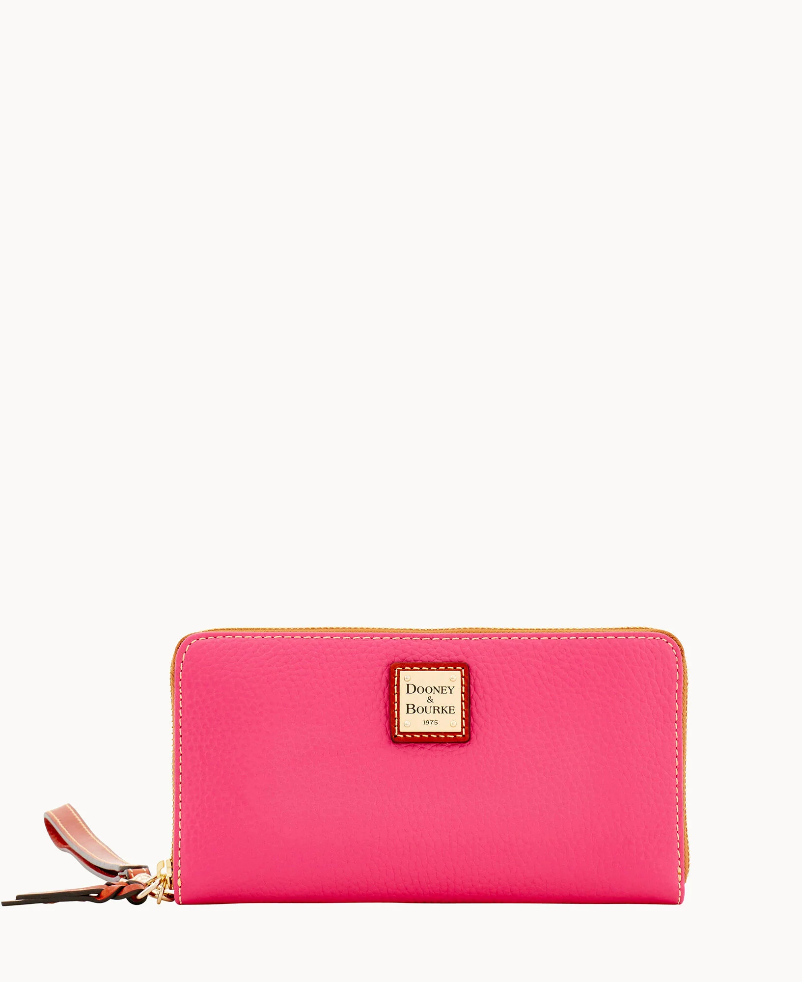 Pebble Grain Large Zip Around Wristlet - Image 55