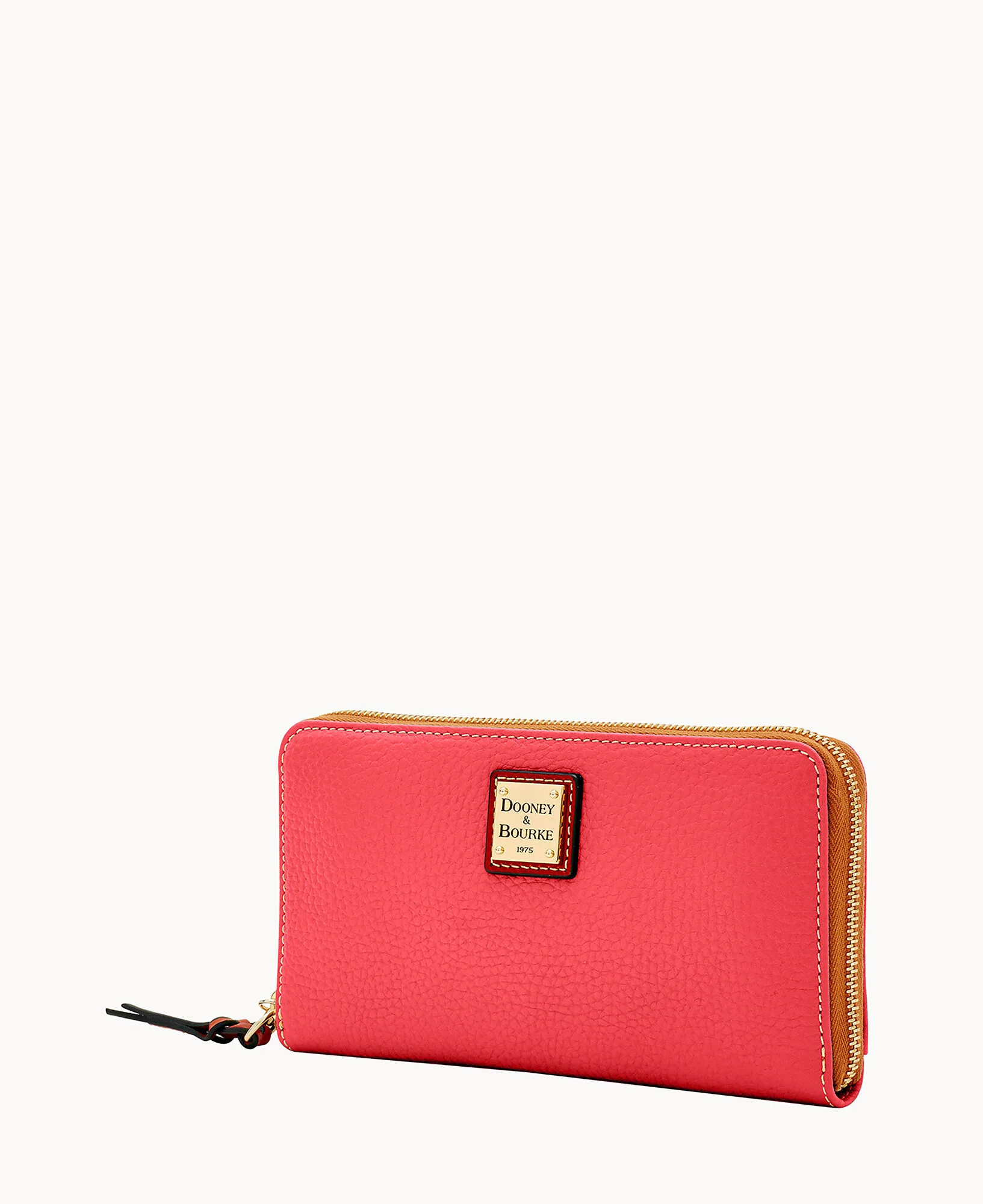 Pebble Grain Large Zip Around Wristlet - Image 65