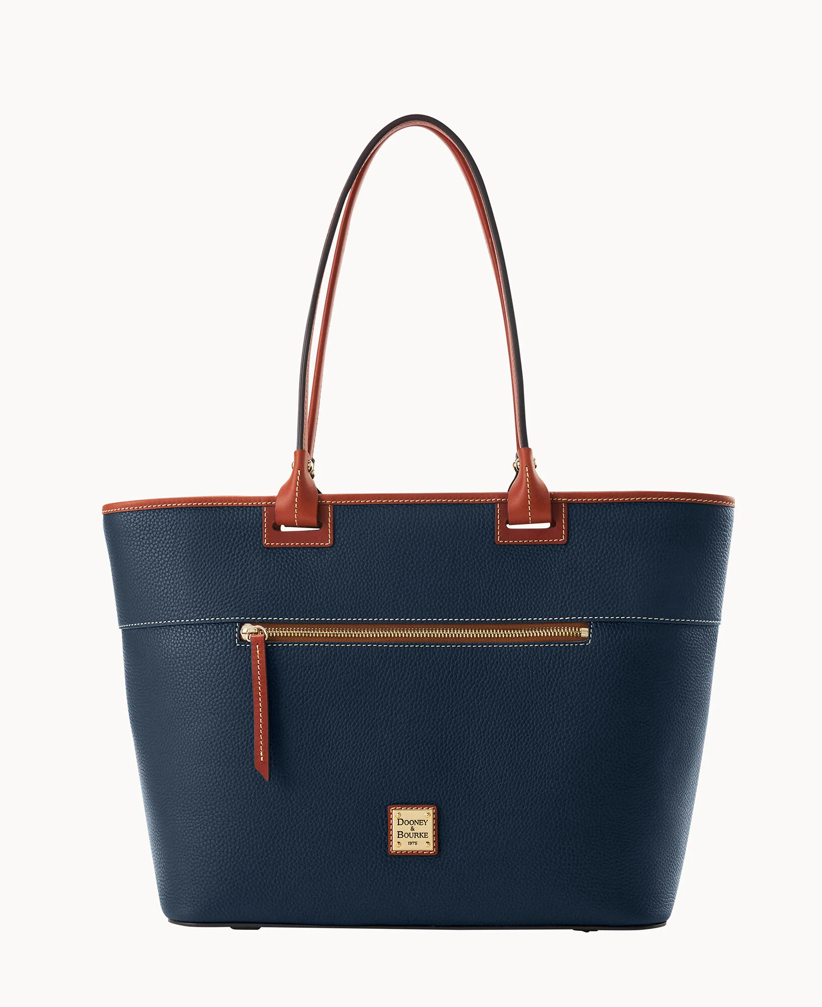 Pebble Grain Large Zip Tote - Image 29
