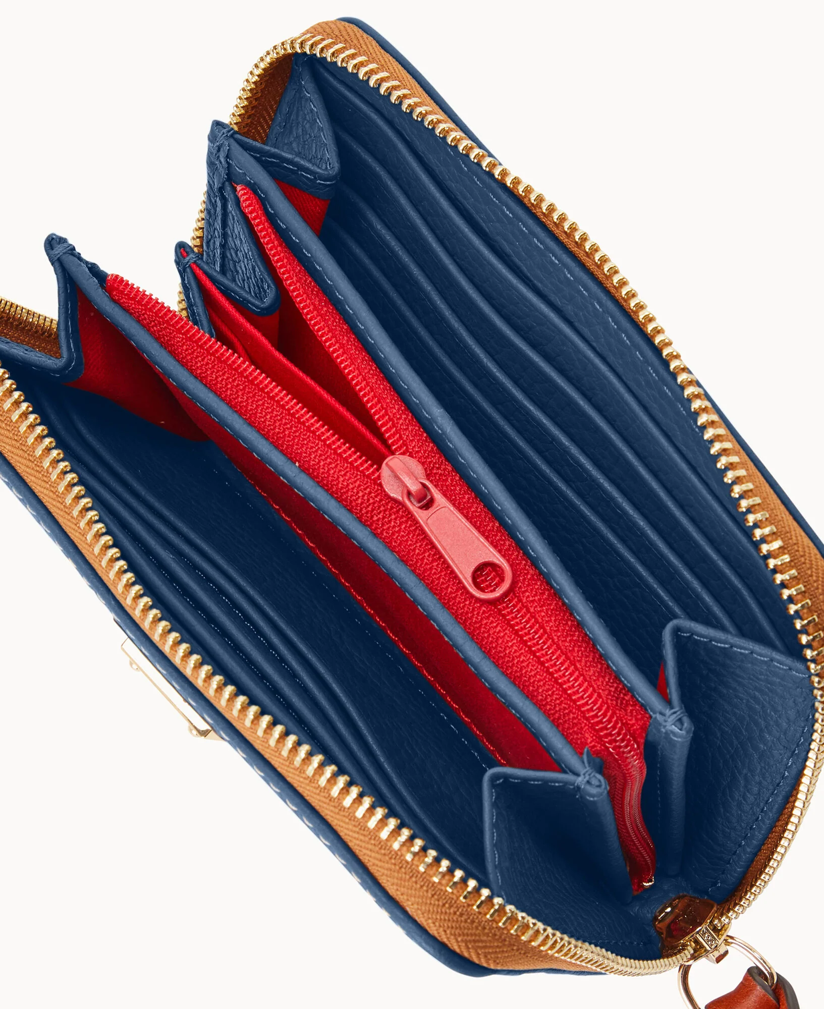 Pebble Grain Medium Zip Around Wallet - Image 42