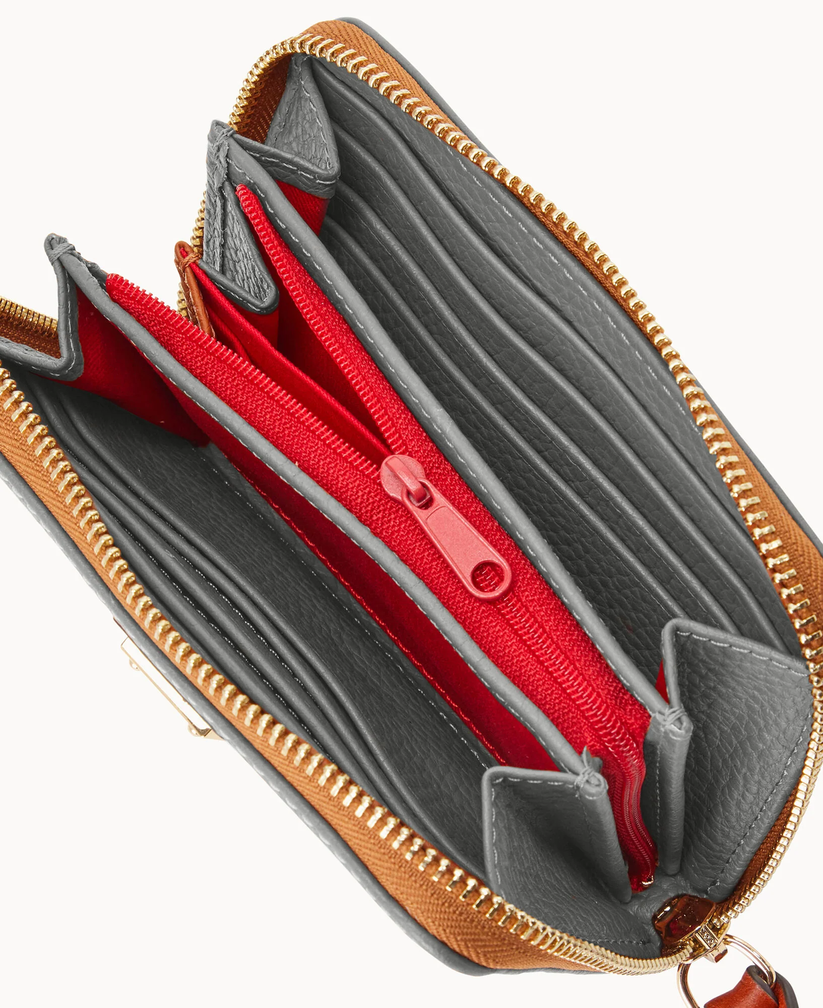 Pebble Grain Medium Zip Around Wallet - Image 57