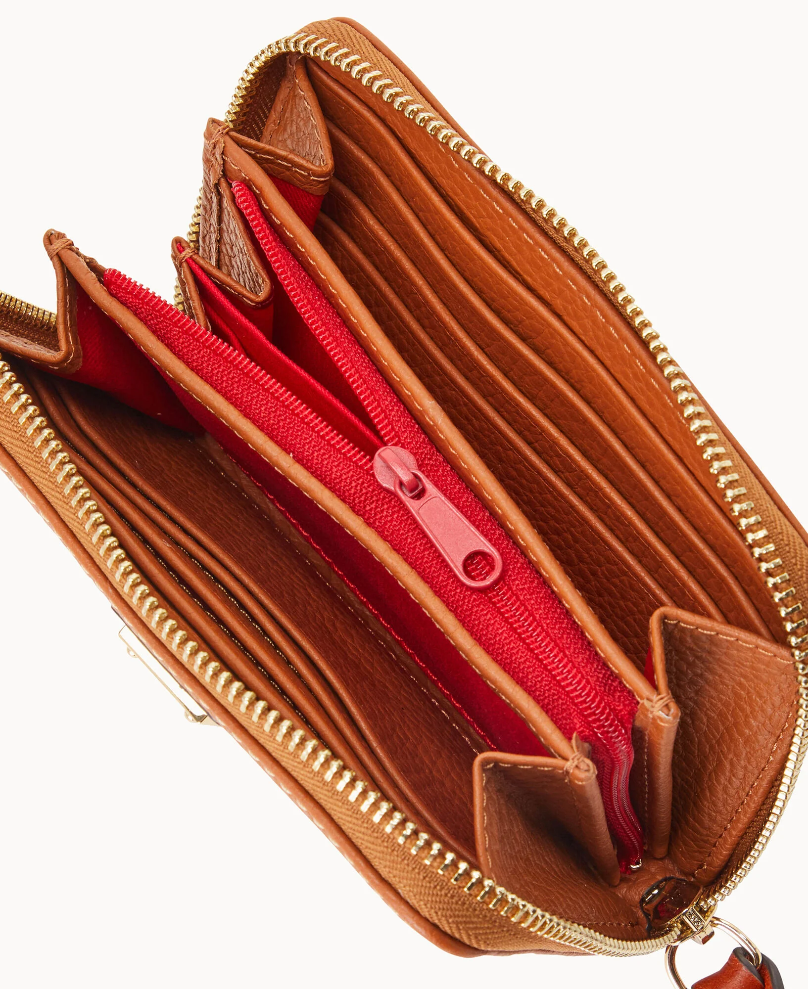 Pebble Grain Medium Zip Around Wallet - Image 9