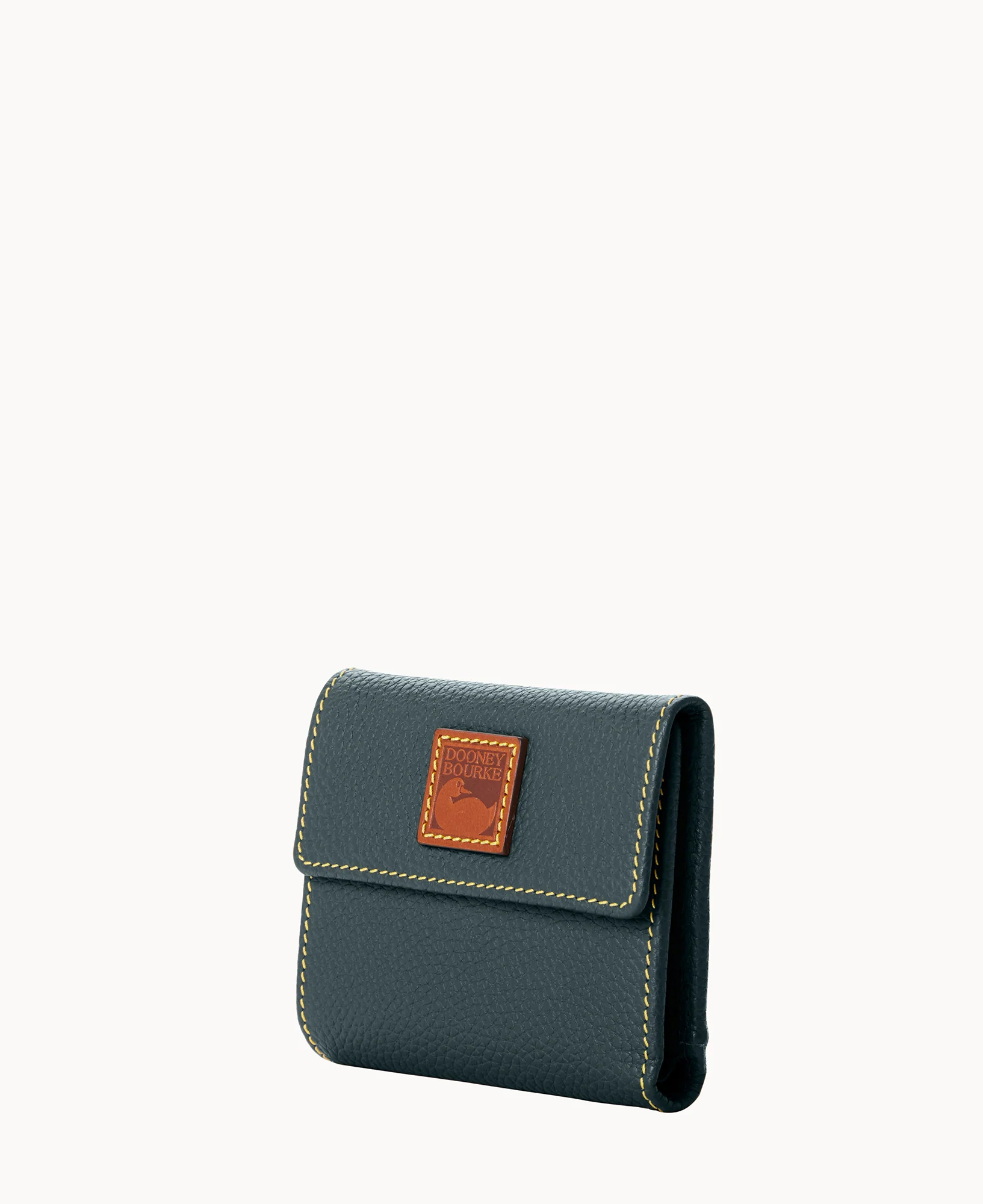 Pebble Grain Small Flap Wallet - Image 13