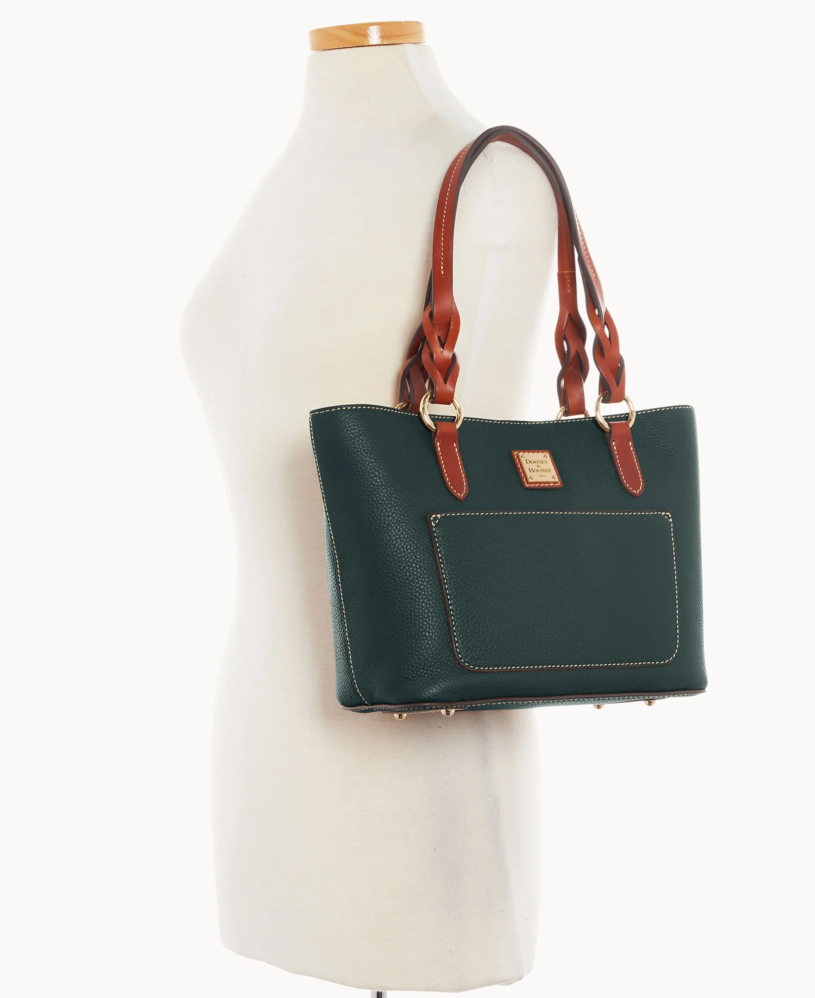 Pebble Grain Small Gretchen Tote - Image 35