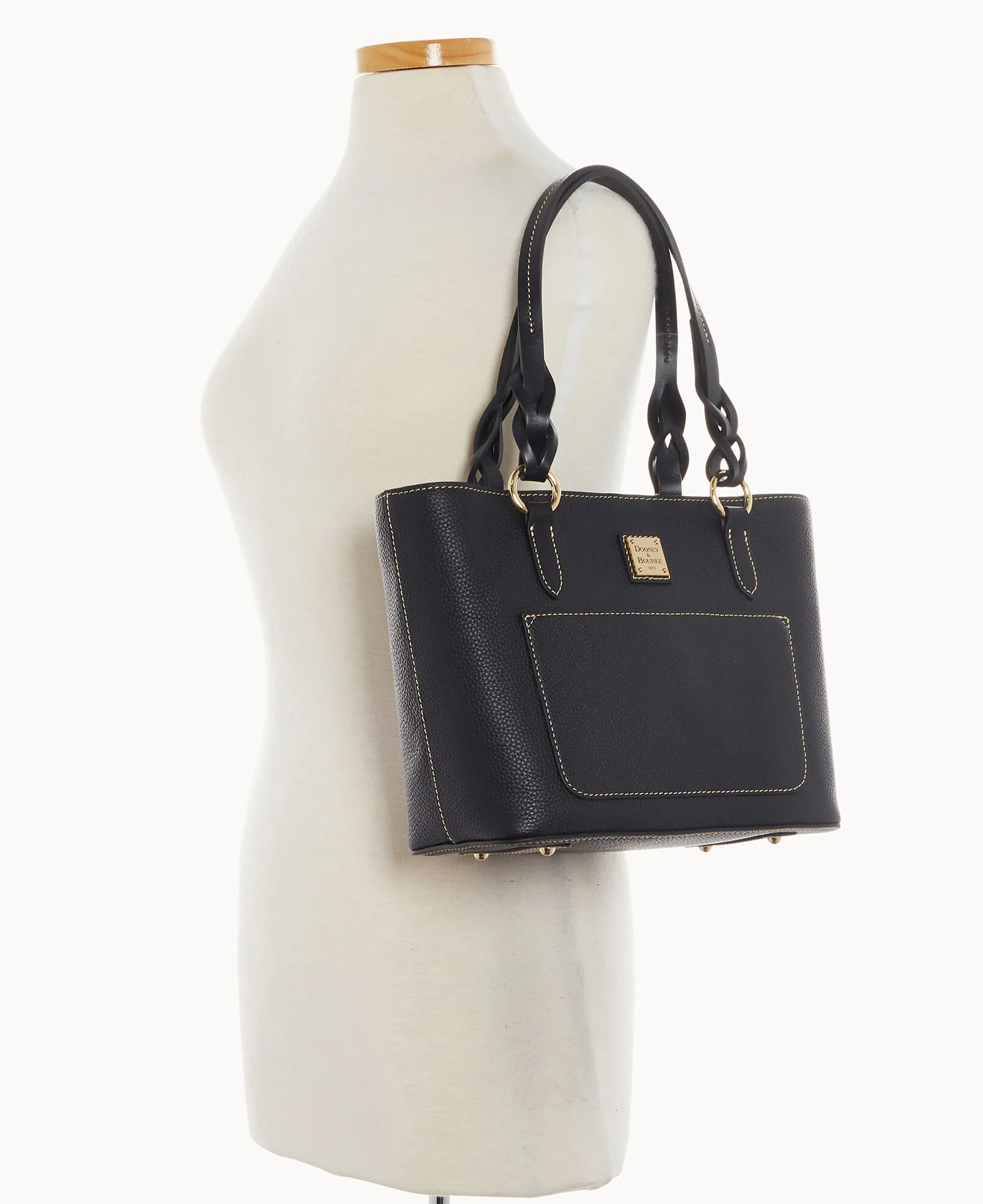 Pebble Grain Small Gretchen Tote - Image 5