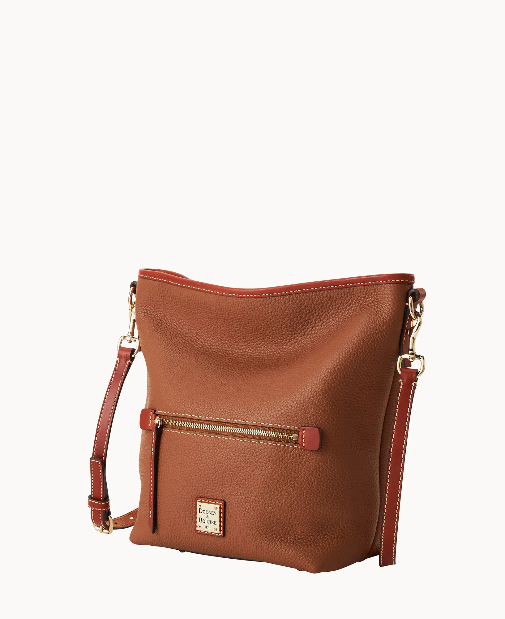 Pebble Grain Small Hobo Crossbody - Image 6