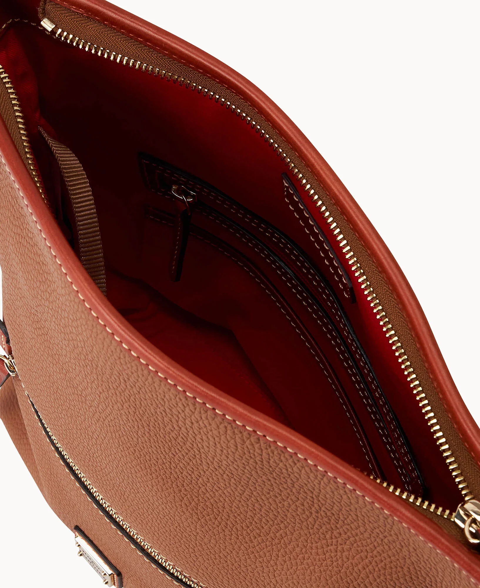 Pebble Grain Small Hobo Crossbody - Image 7