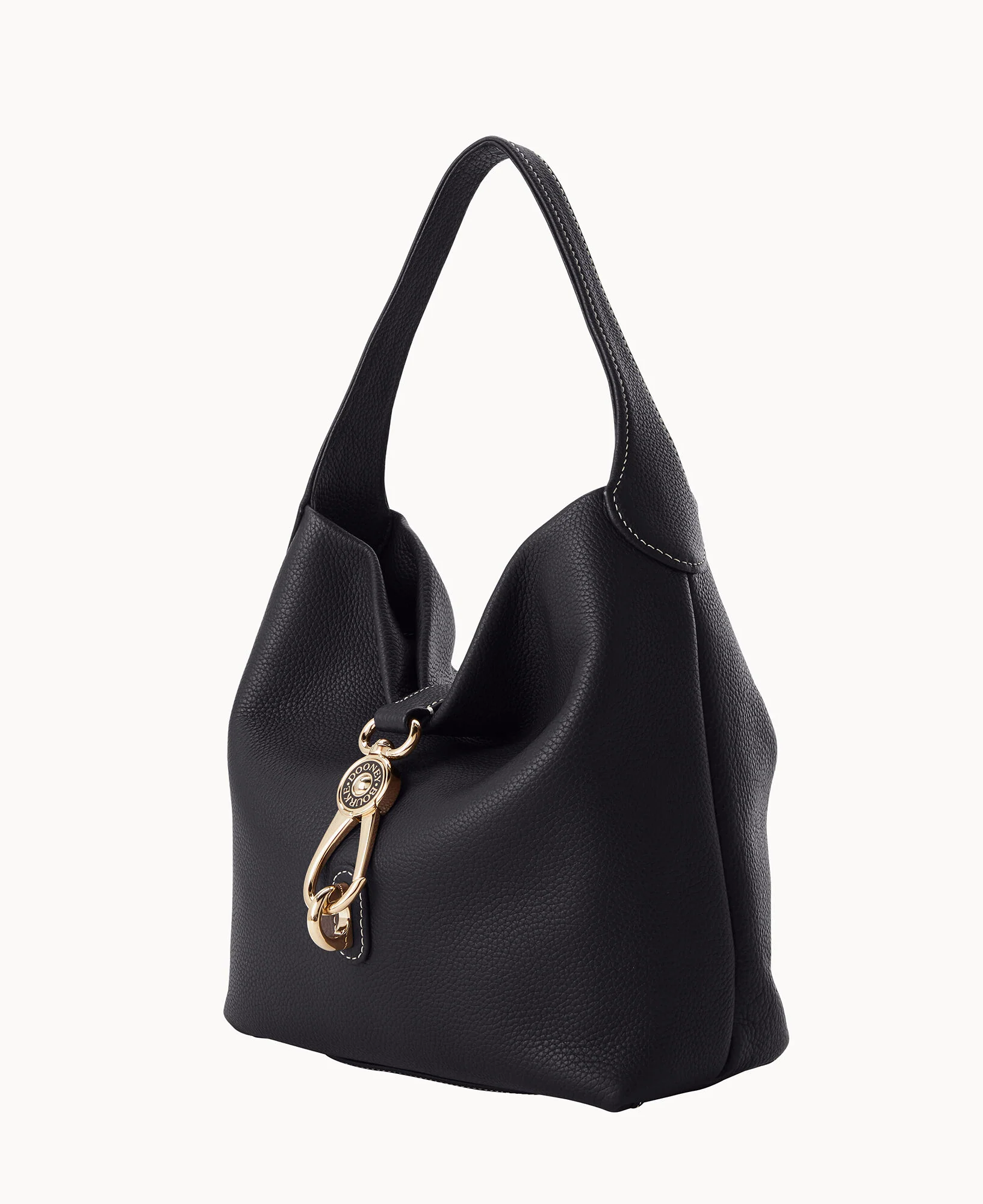 Pebble Grain Small Logo Lock Sac - Image 34