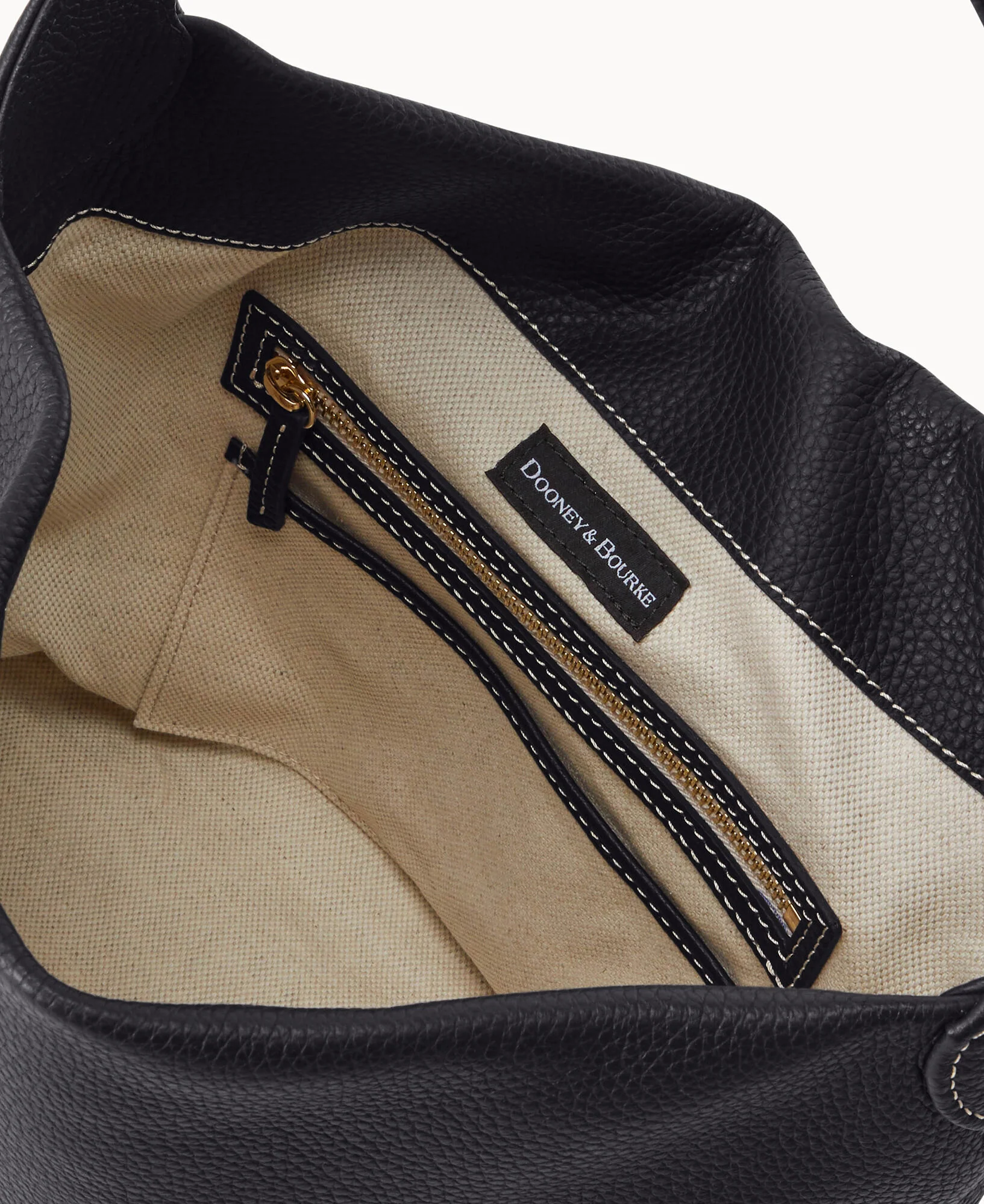 Pebble Grain Small Logo Lock Sac - Image 35