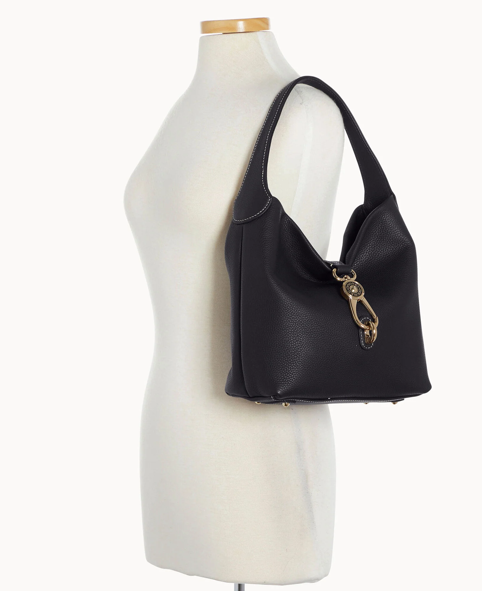 Pebble Grain Small Logo Lock Sac - Image 36