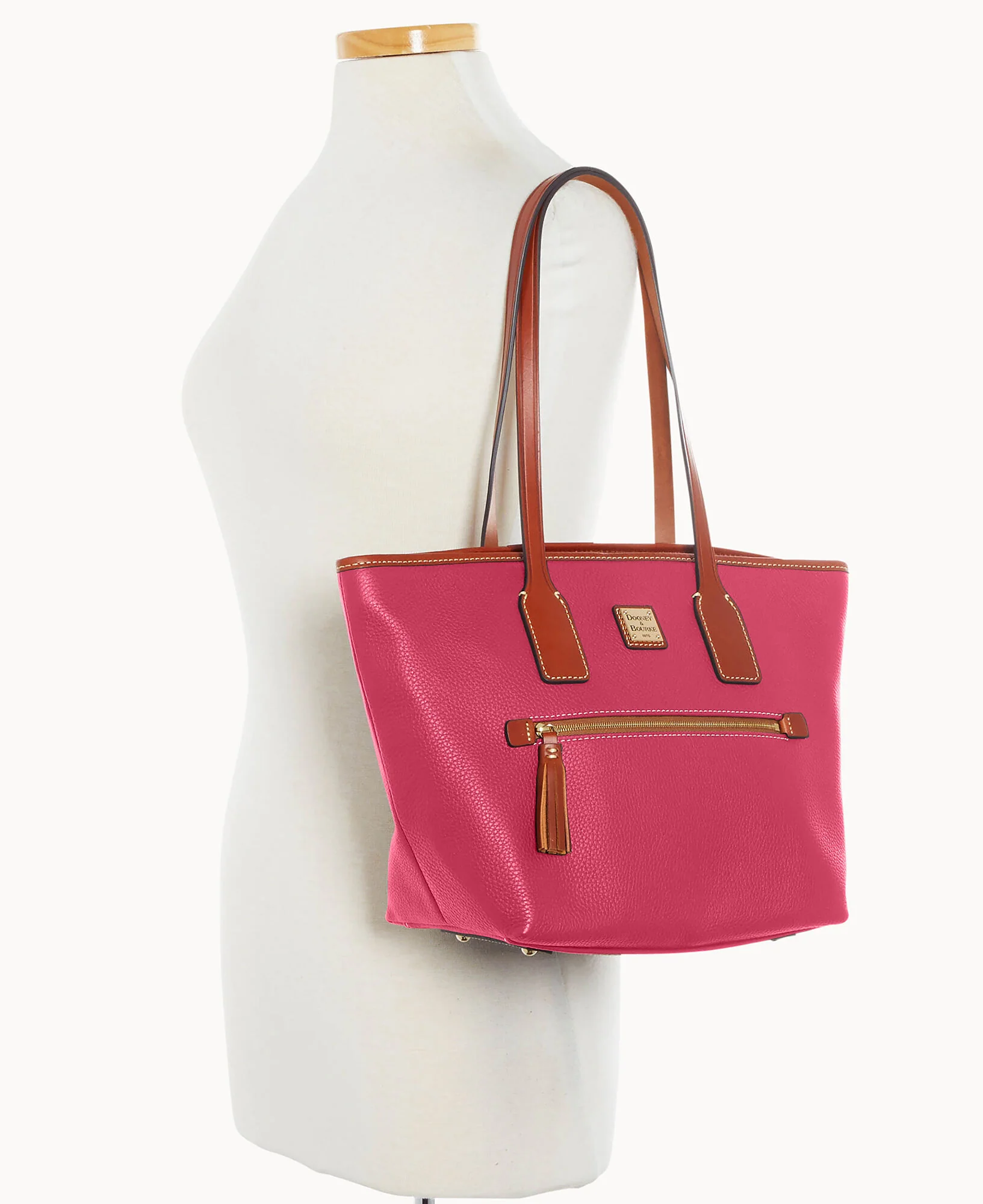 Pebble Grain Small Tote - Image 44