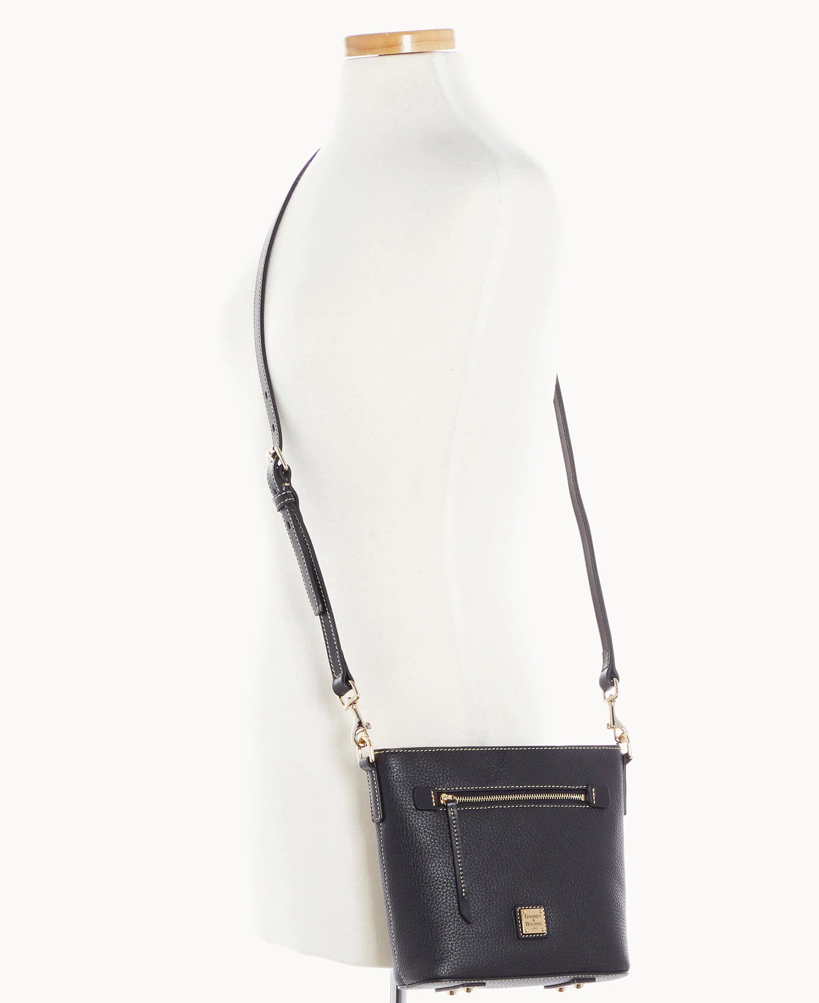Pebble Grain Small Zip Crossbody - Image 16