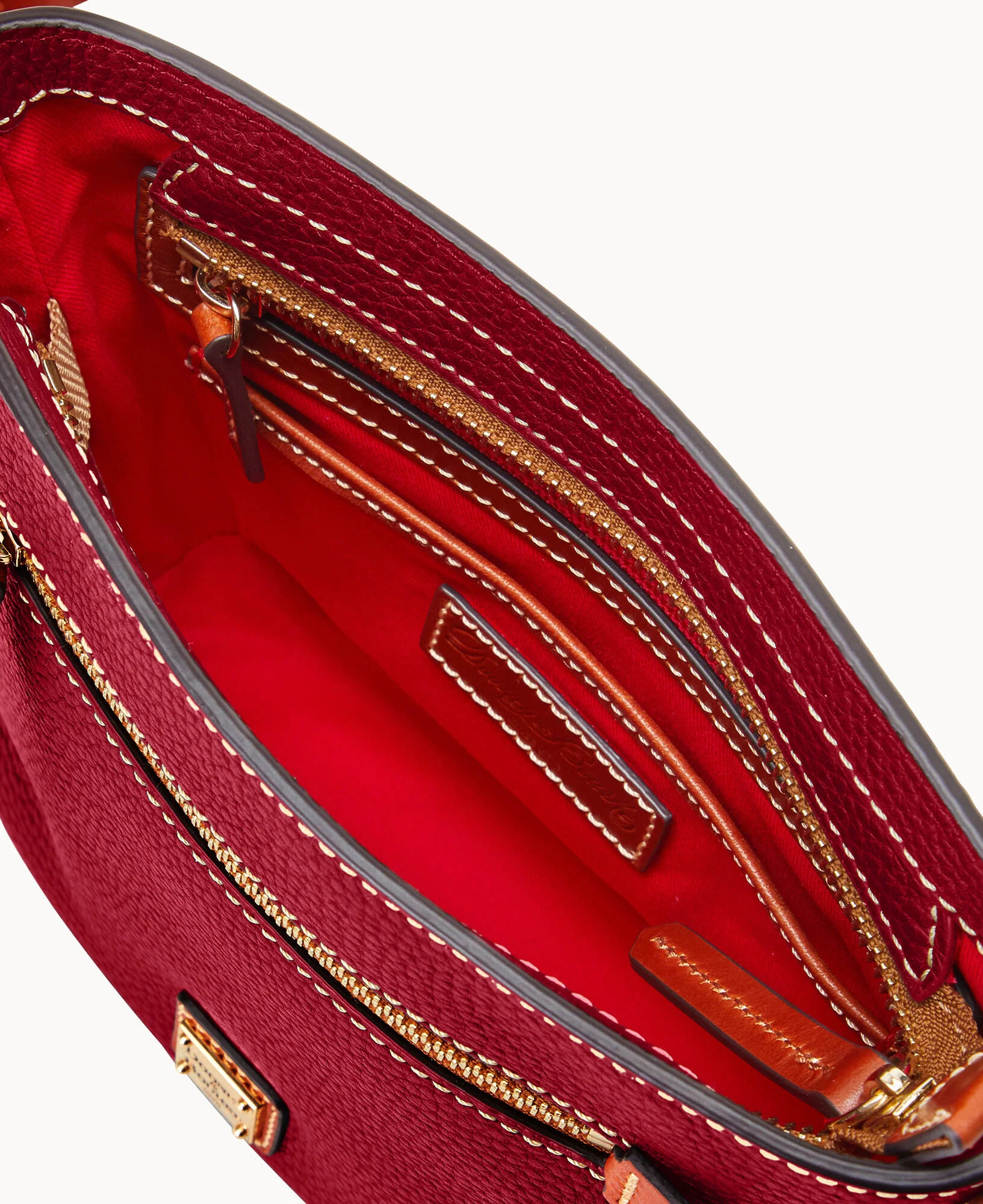 Pebble Grain Small Zip Crossbody - Image 31