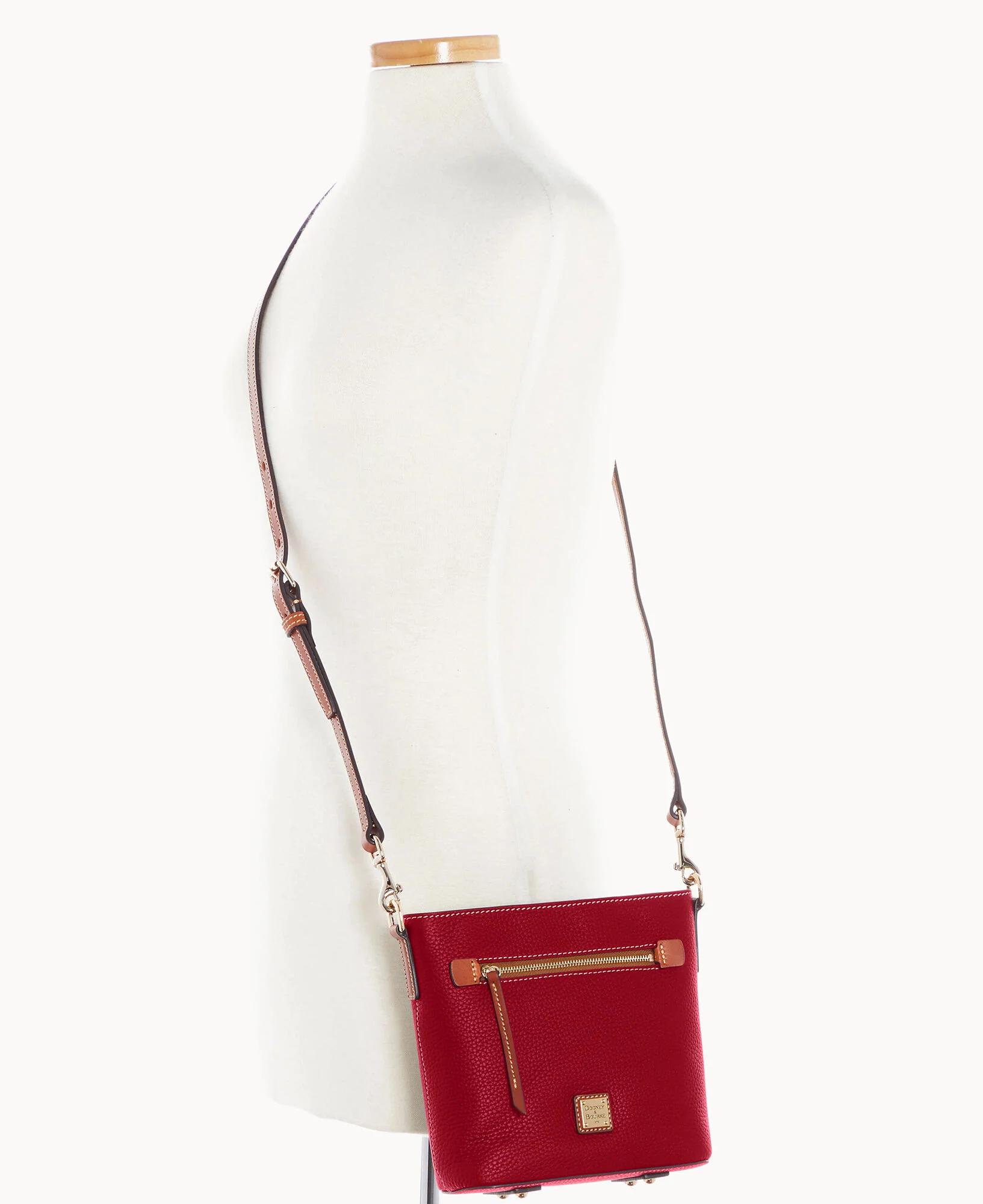 Pebble Grain Small Zip Crossbody - Image 32
