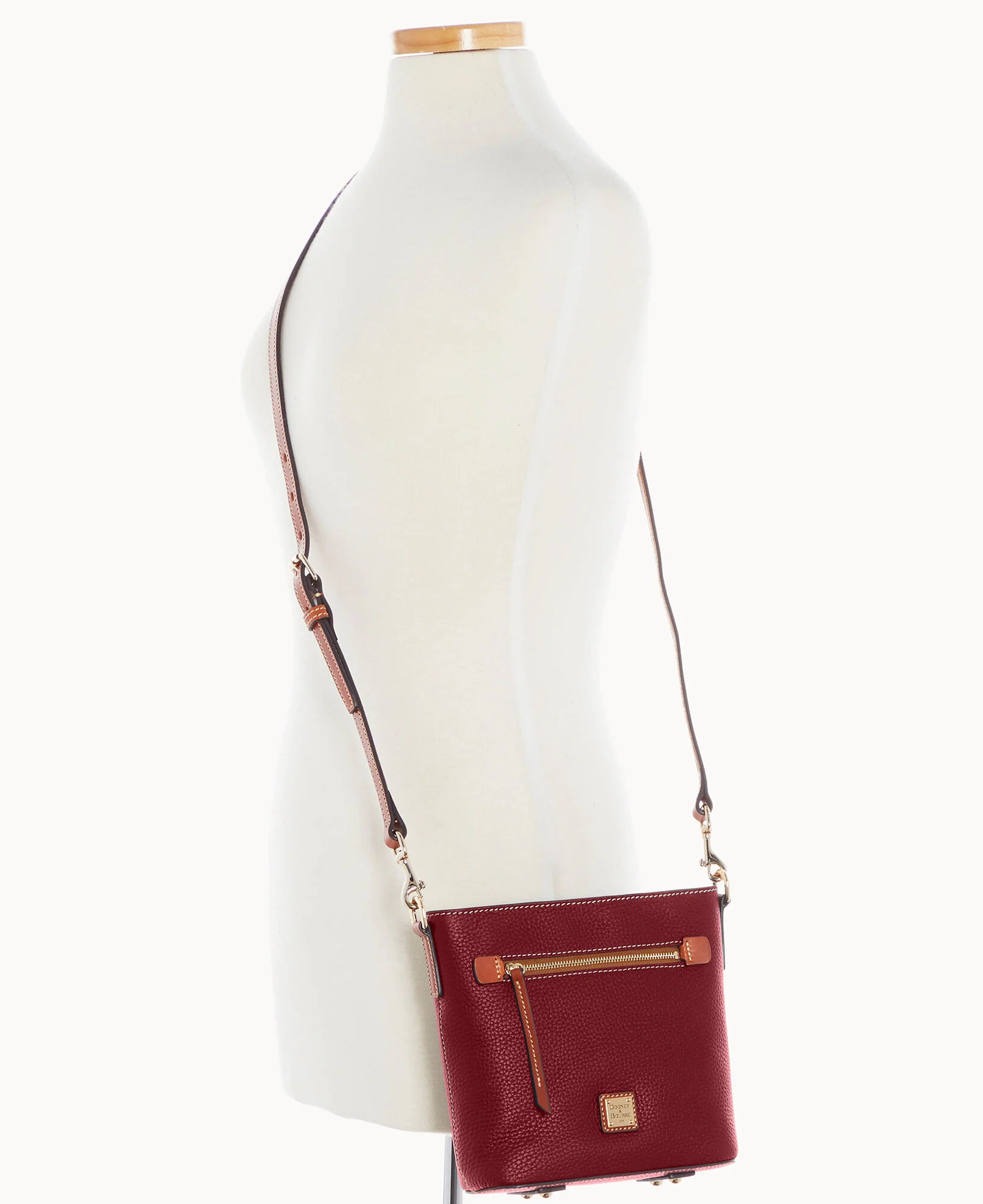 Pebble Grain Small Zip Crossbody - Image 40