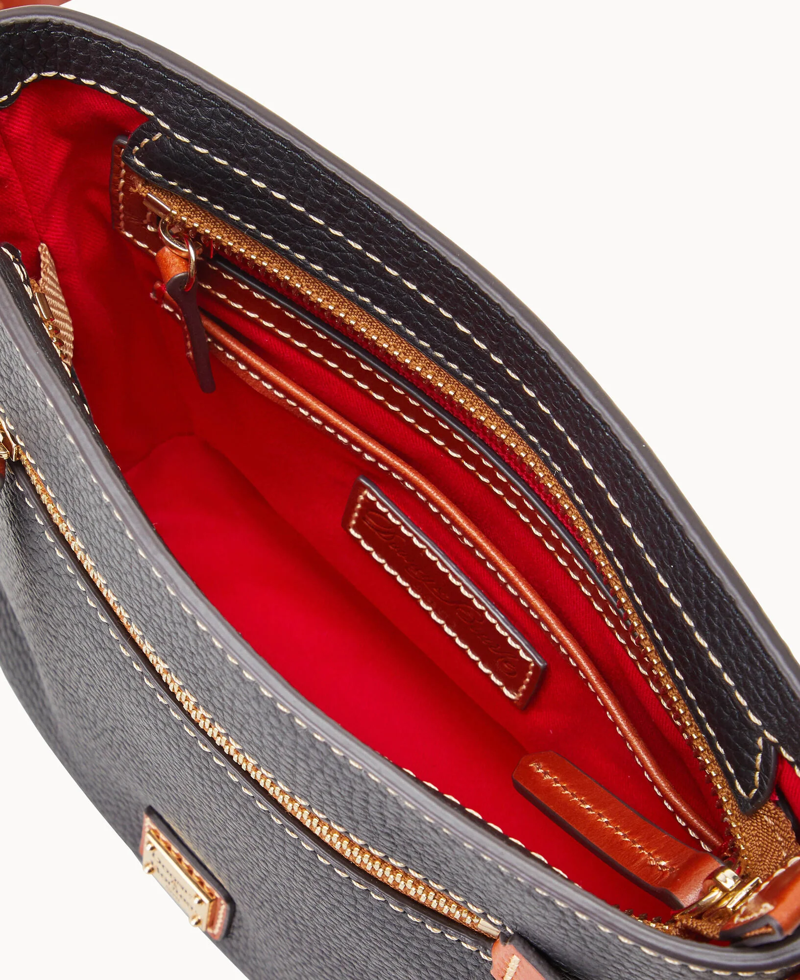 Pebble Grain Small Zip Crossbody - Image 47