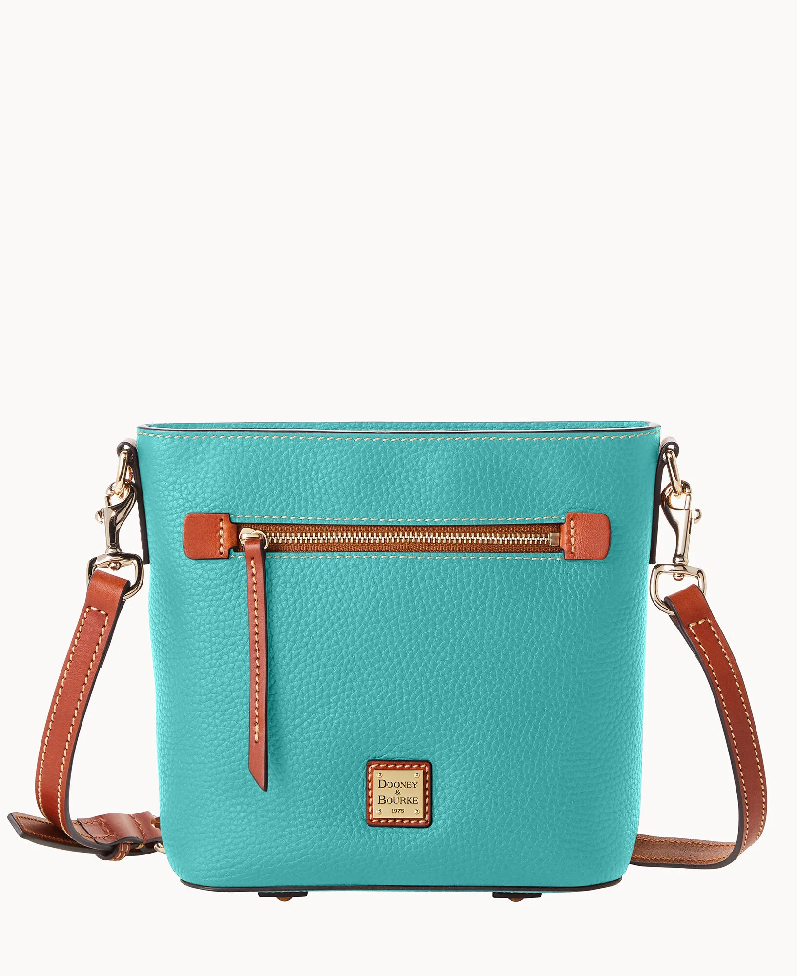 Pebble Grain Small Zip Crossbody - Image 49