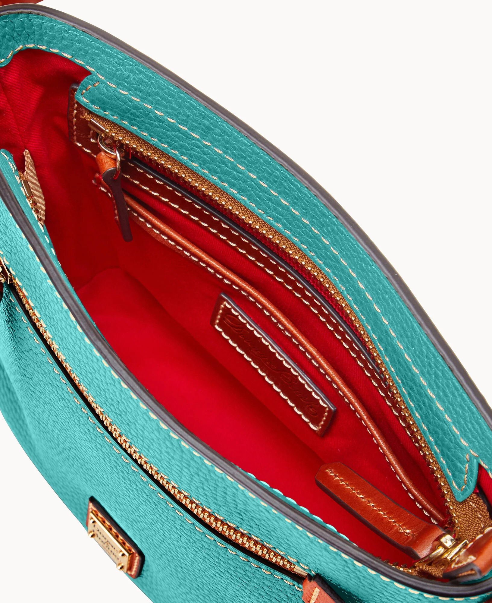 Pebble Grain Small Zip Crossbody - Image 51