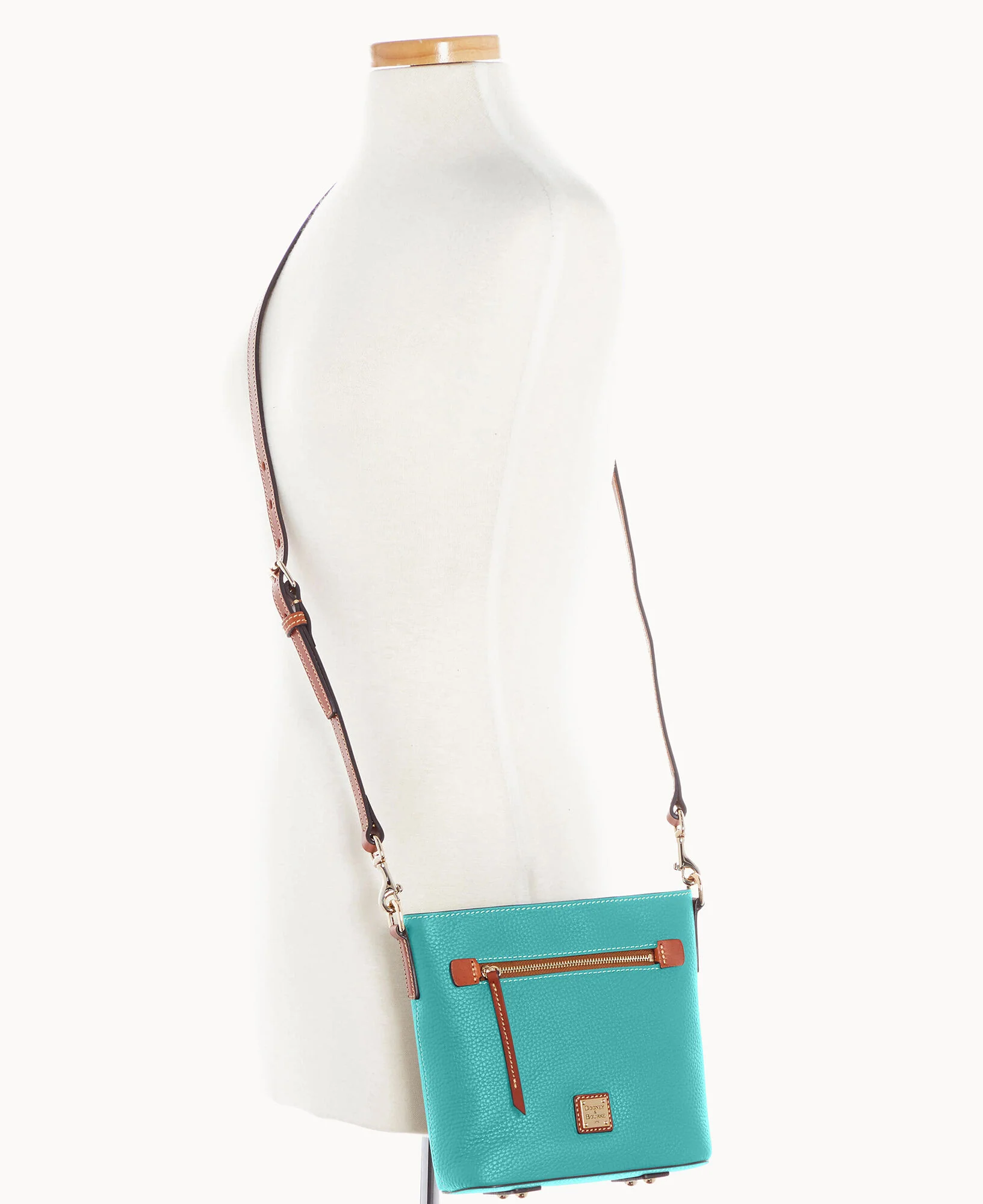 Pebble Grain Small Zip Crossbody - Image 52