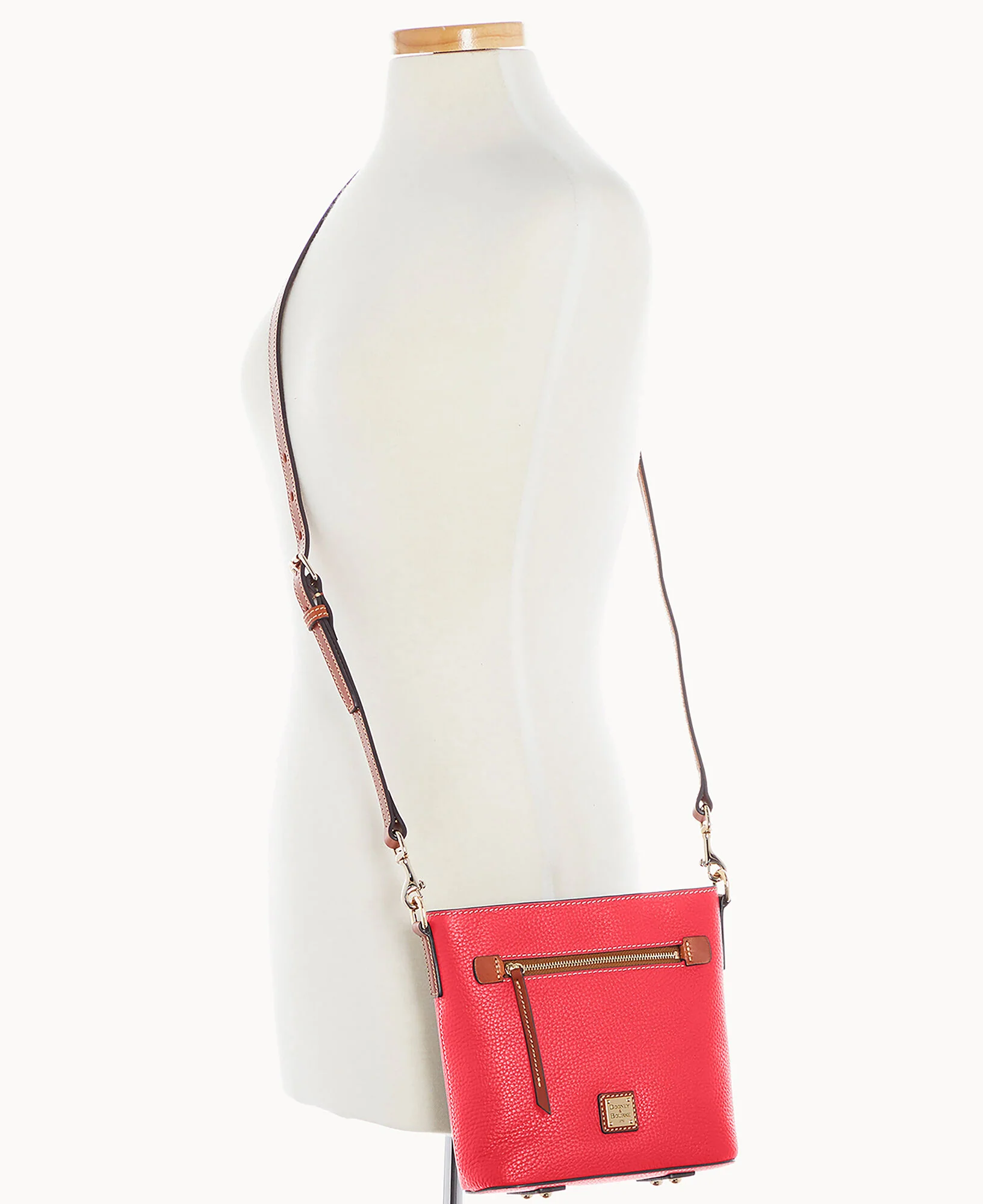 Pebble Grain Small Zip Crossbody - Image 60