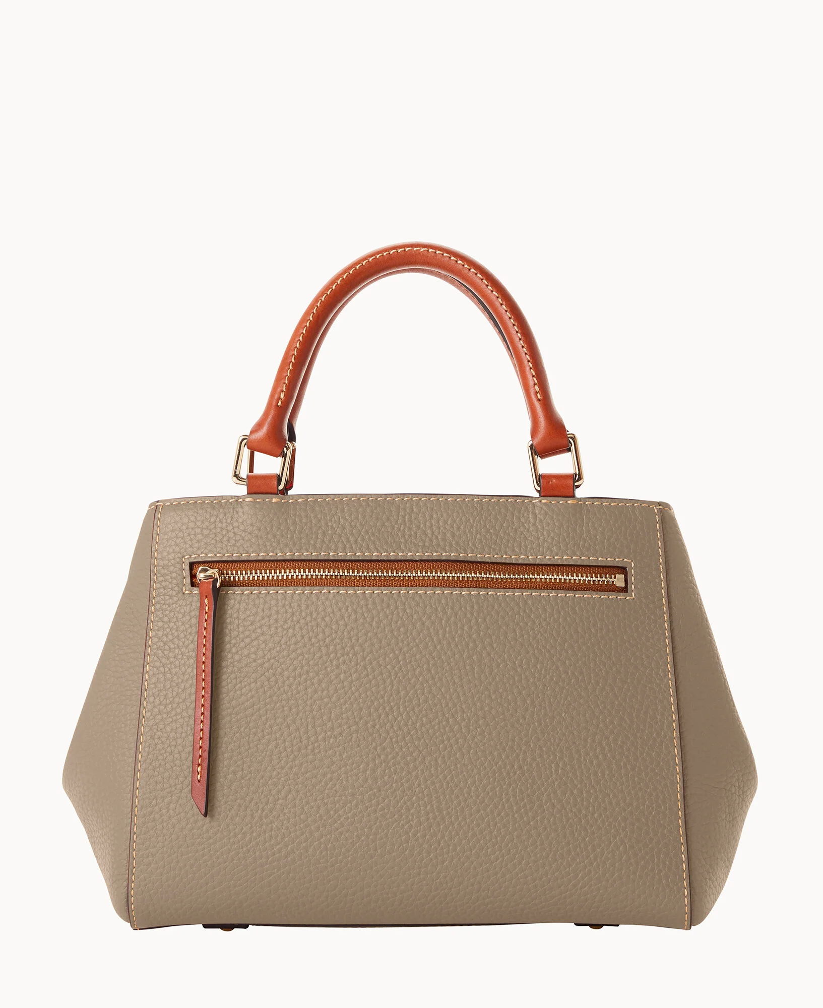 Pebble Grain Small Zip Satchel - Image 119