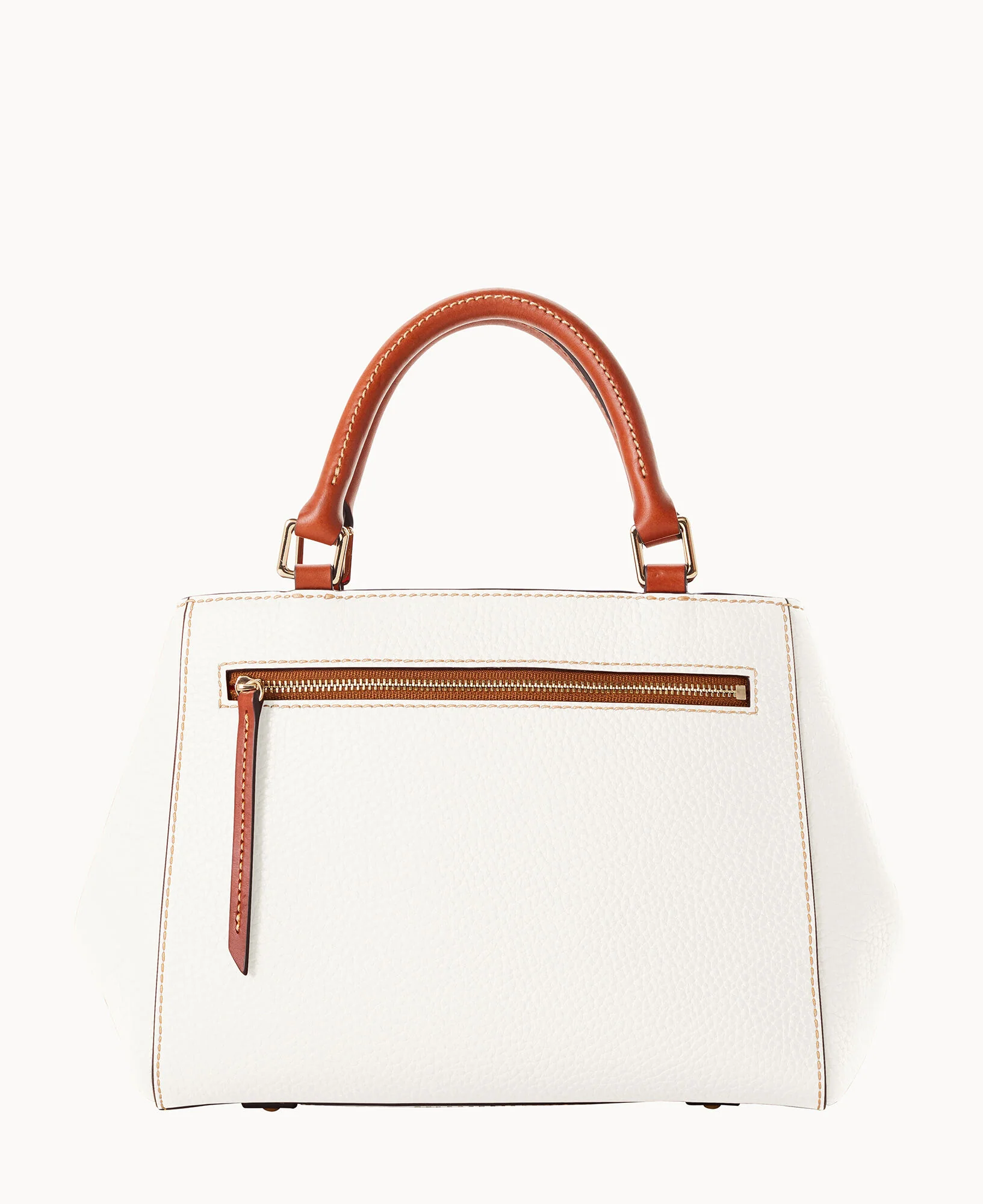 Pebble Grain Small Zip Satchel - Image 124