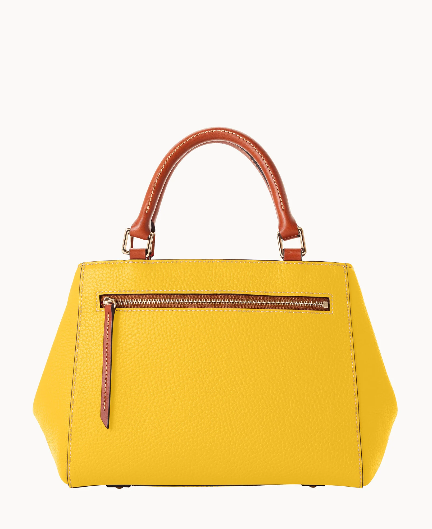 Pebble Grain Small Zip Satchel - Image 144