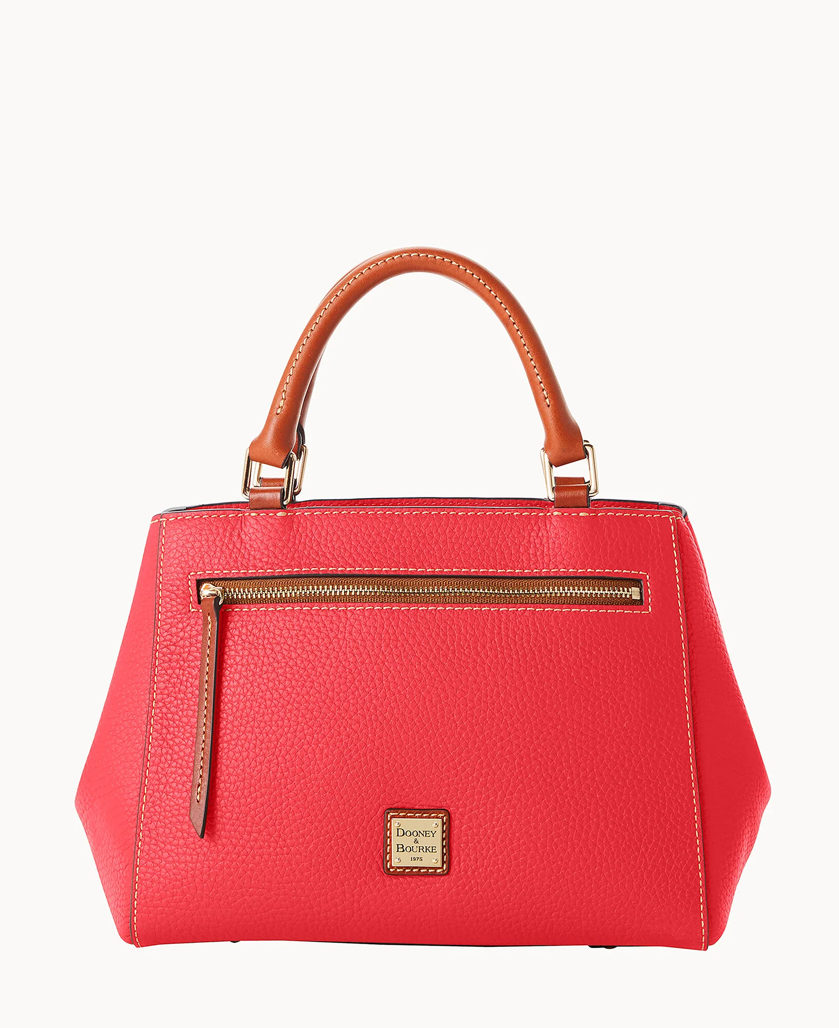 Pebble Grain Small Zip Satchel - Image 146