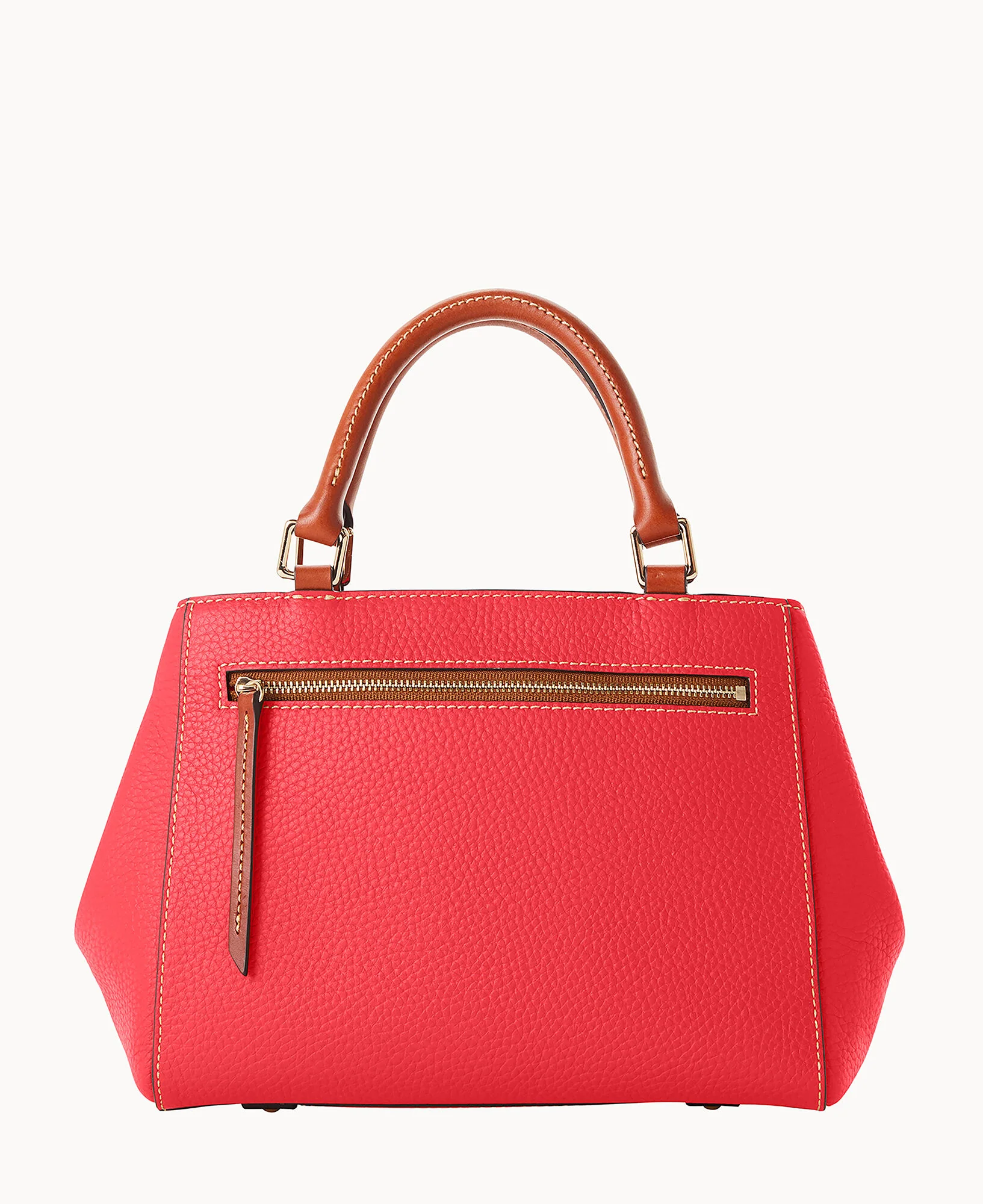 Pebble Grain Small Zip Satchel - Image 149