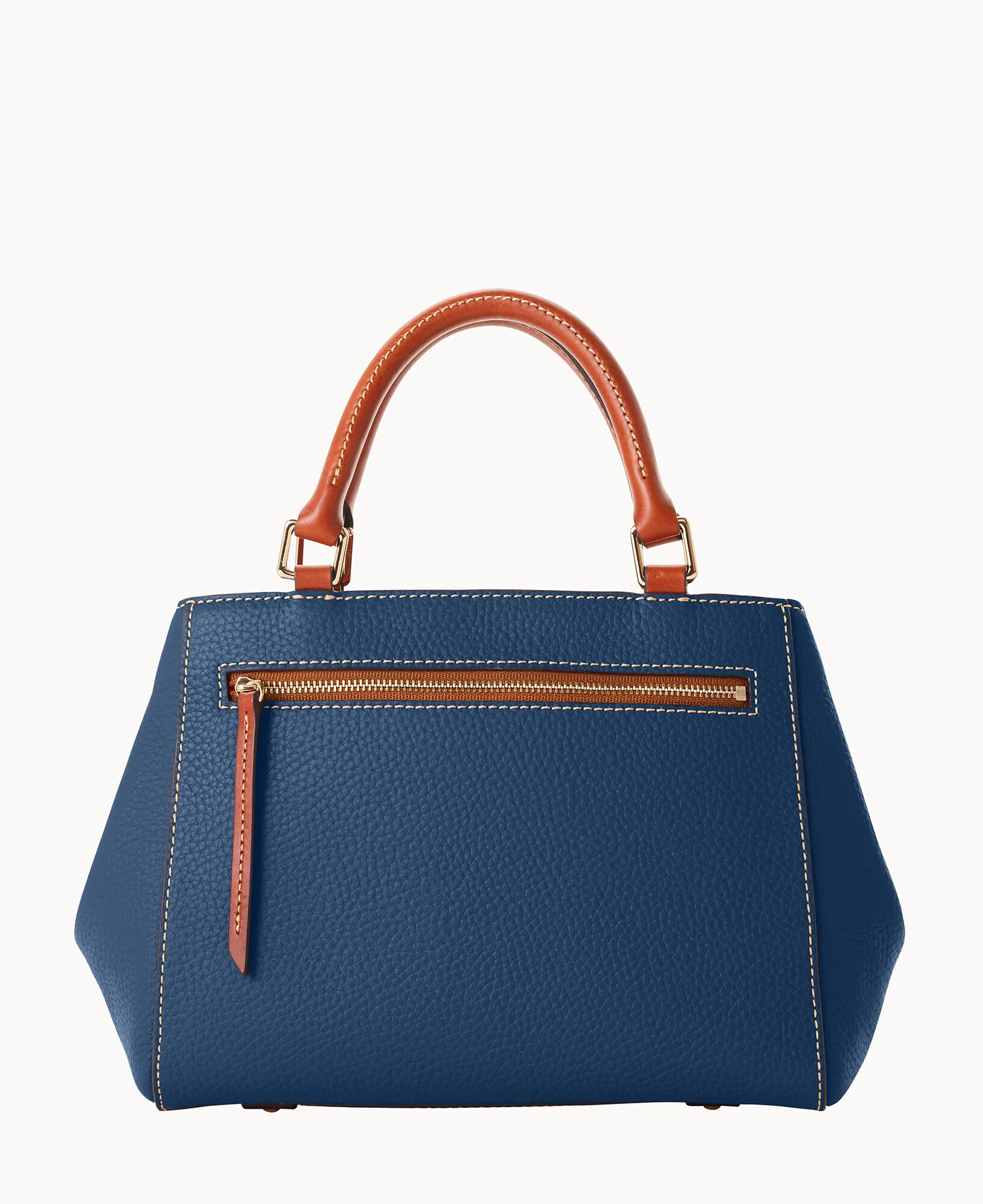 Pebble Grain Small Zip Satchel - Image 64