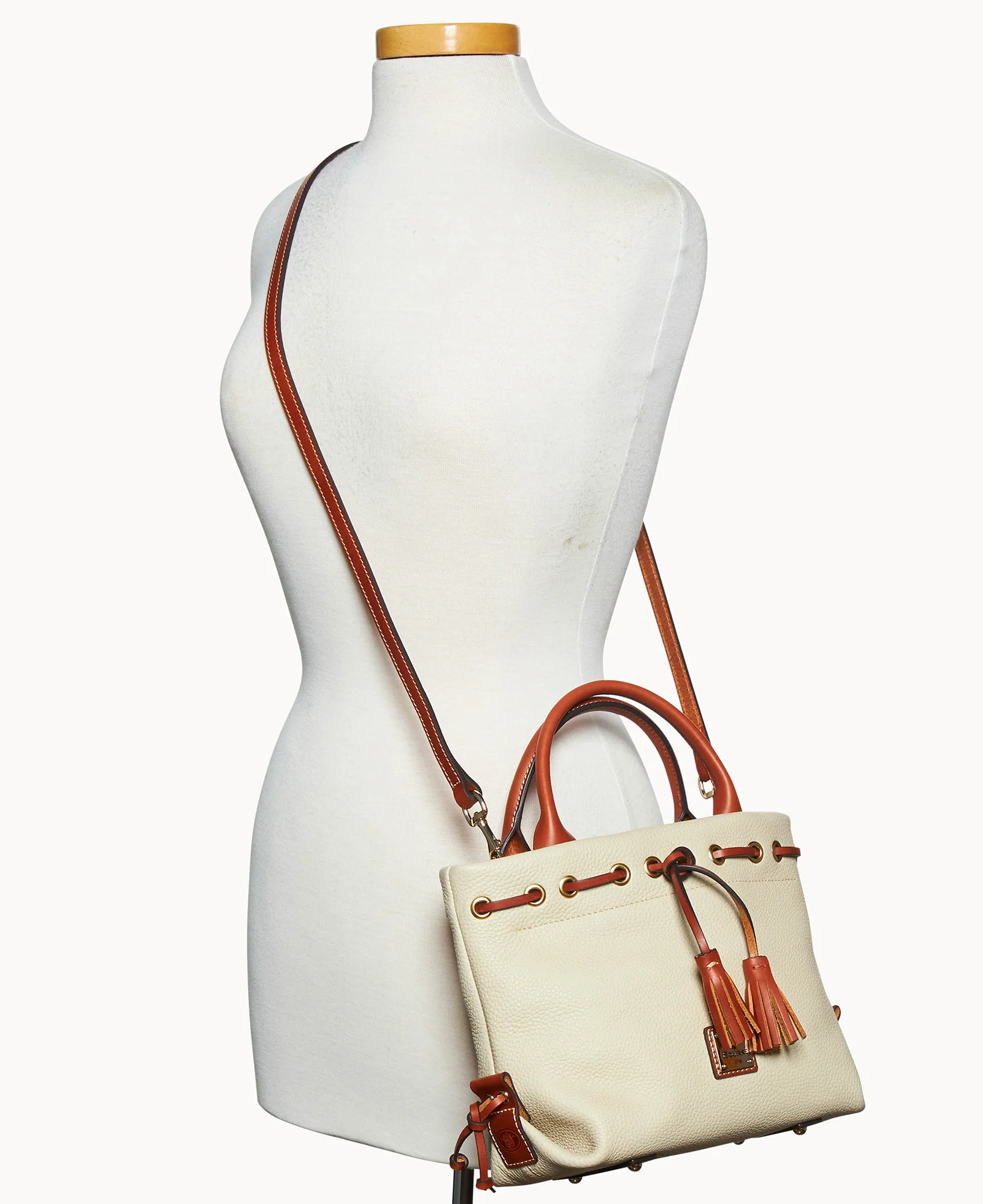 Pebble Grain Tassel Tote - Image 8