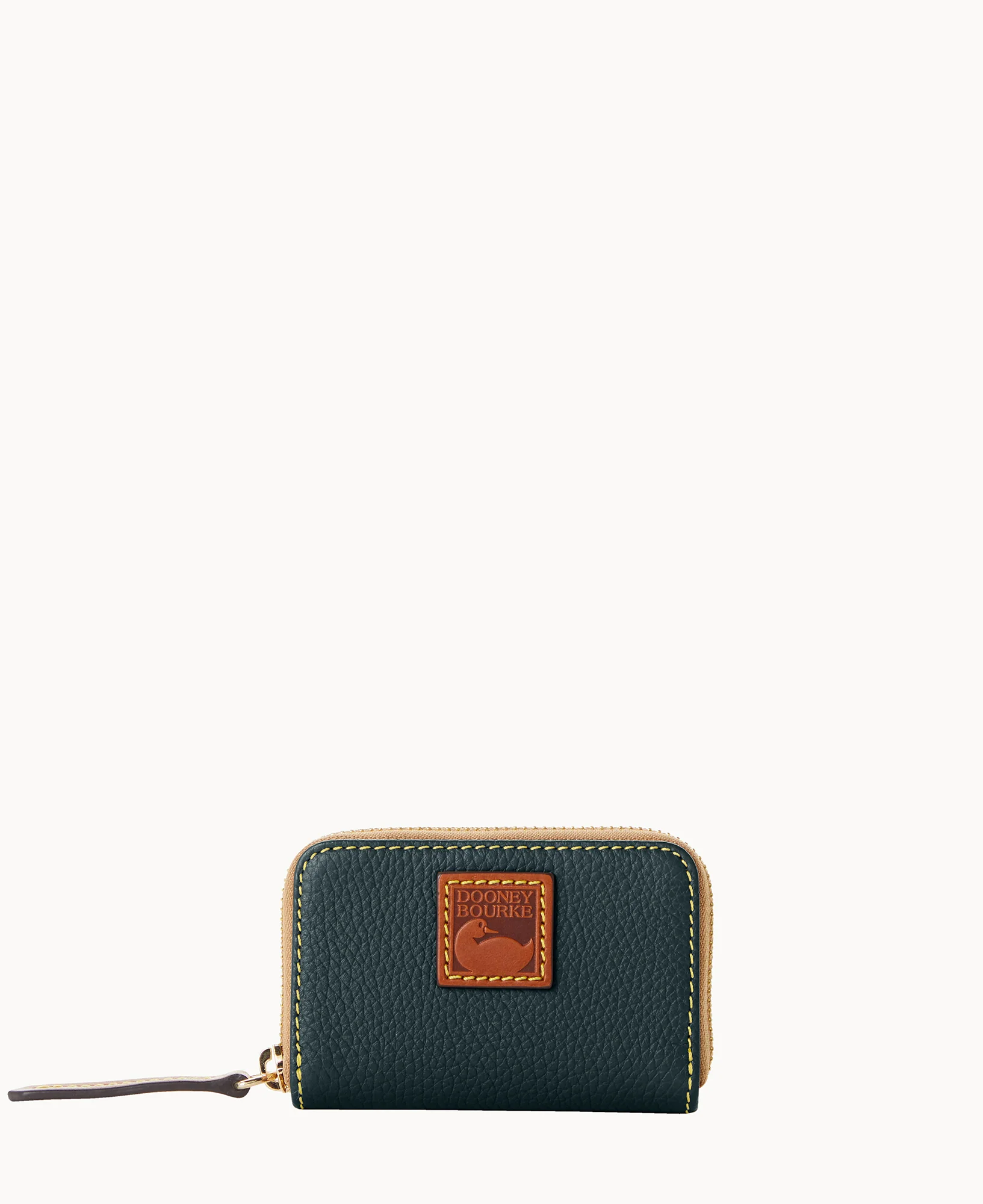 Pebble Grain Zip Around Credit Card Case - Image 16