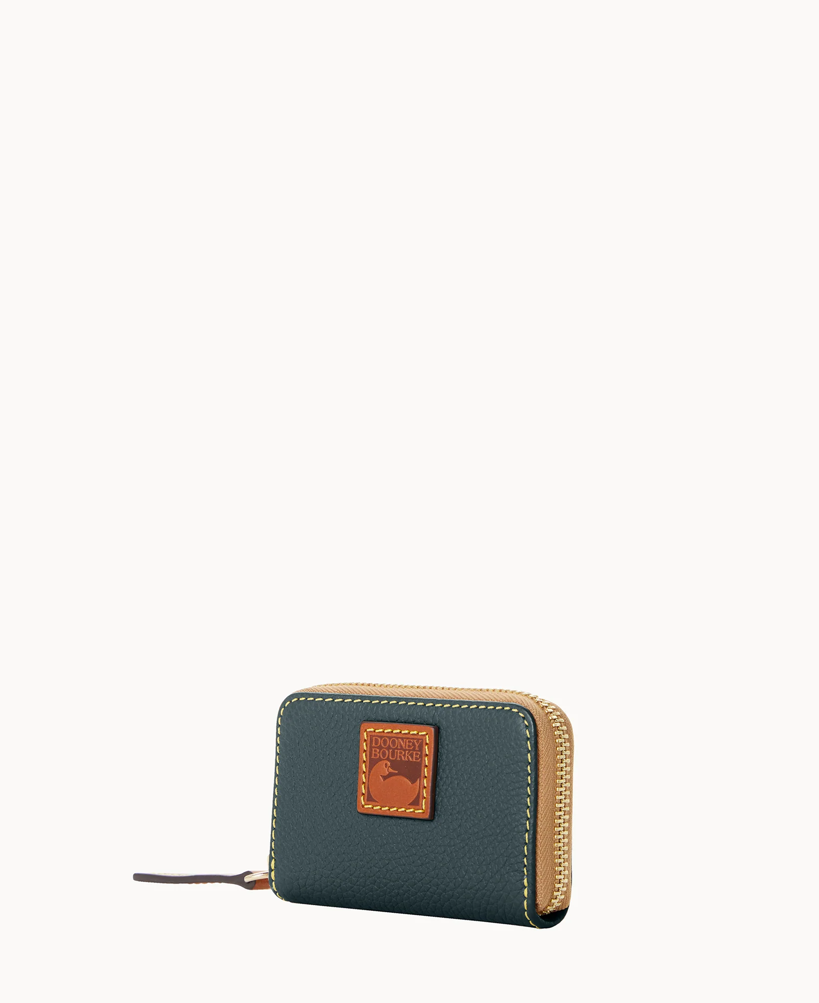 Pebble Grain Zip Around Credit Card Case - Image 17
