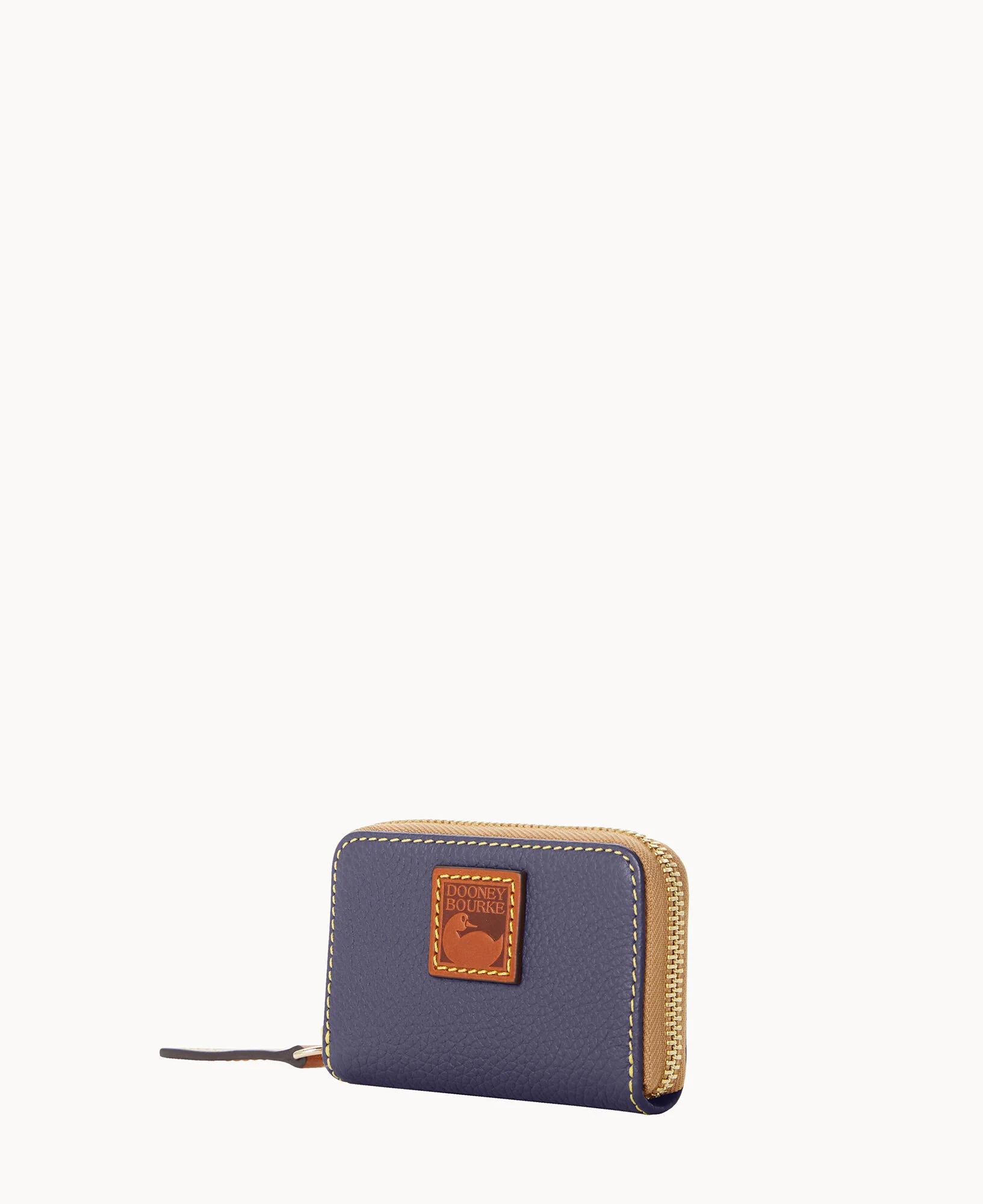 Pebble Grain Zip Around Credit Card Case - Image 20