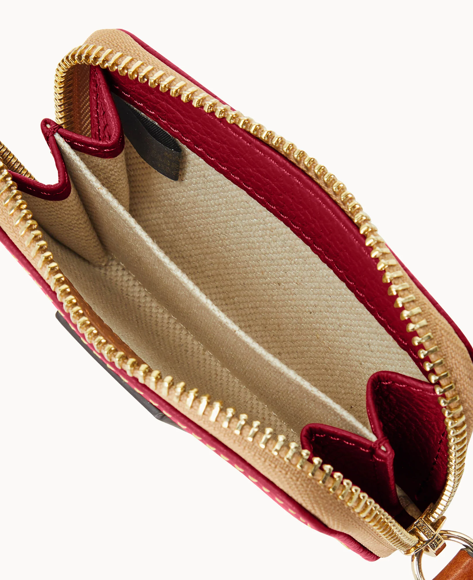 Pebble Grain Zip Around Credit Card Case - Image 39