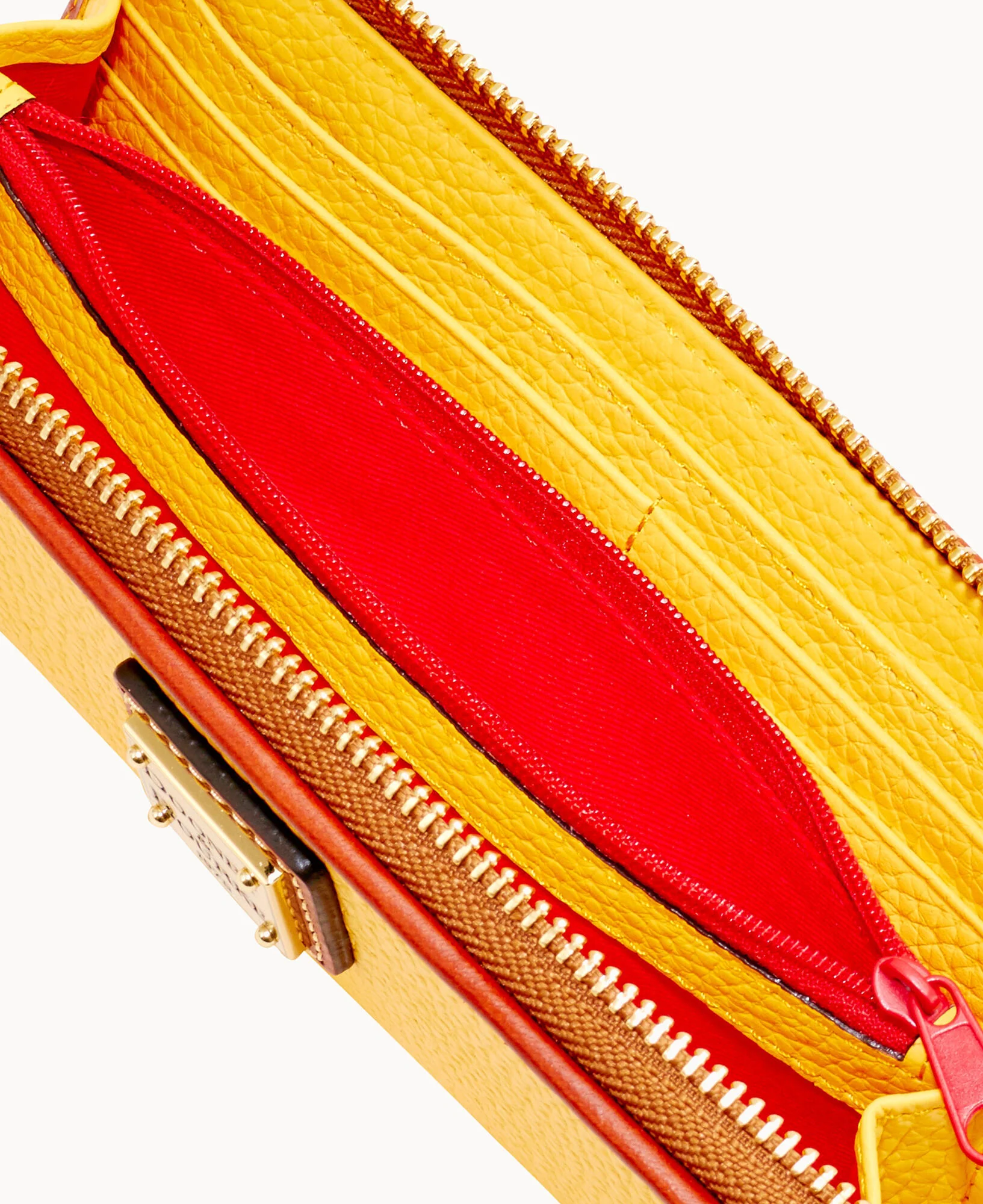 Pebble Grain Zip Clutch - Image 39