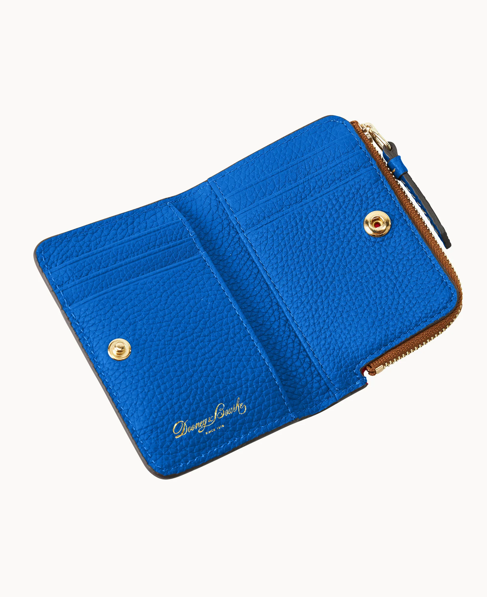 Pebble Grain Zip Credit Card Wallet 12 - Image 45
