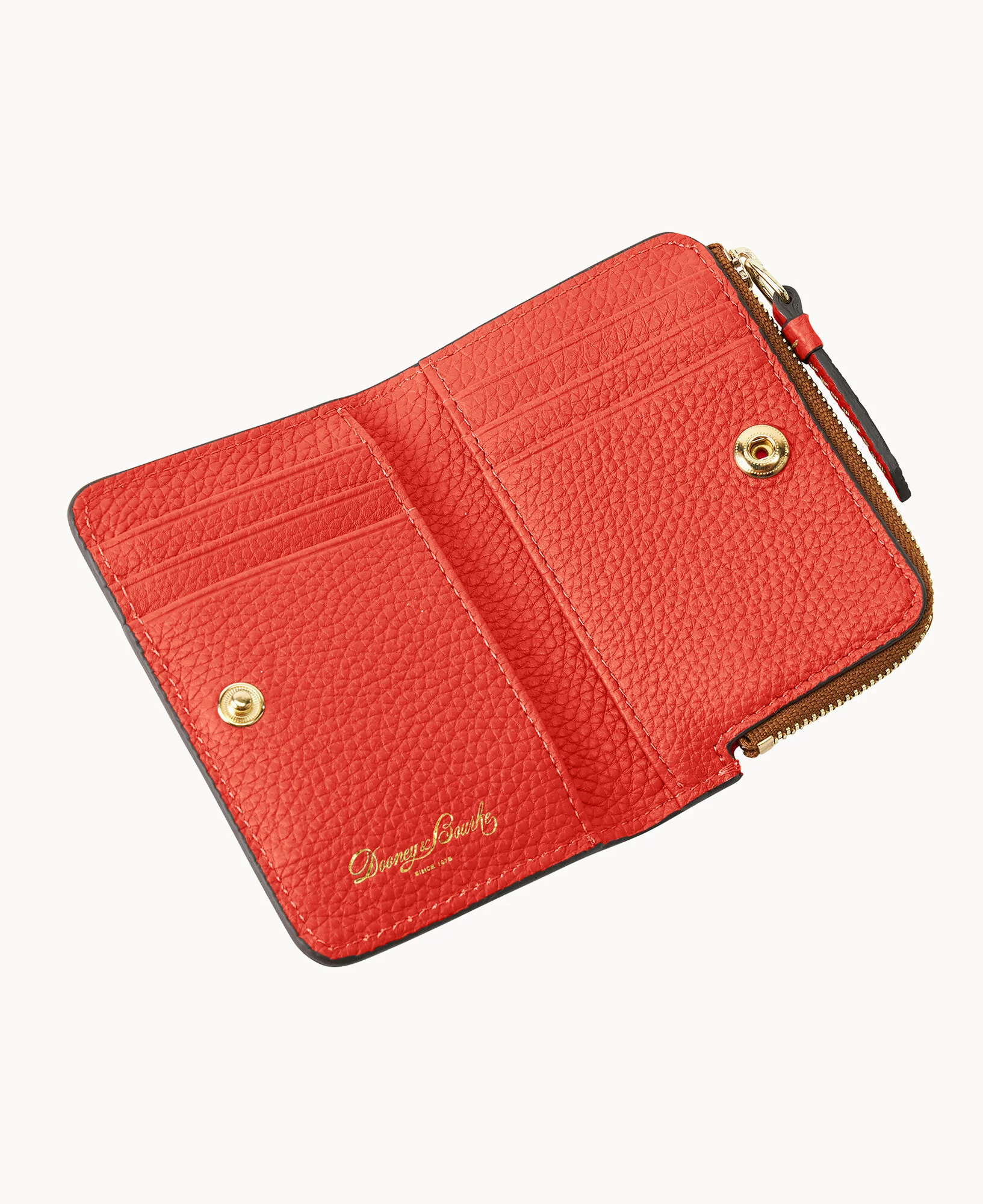 Pebble Grain Zip Credit Card Wallet 12 - Image 48