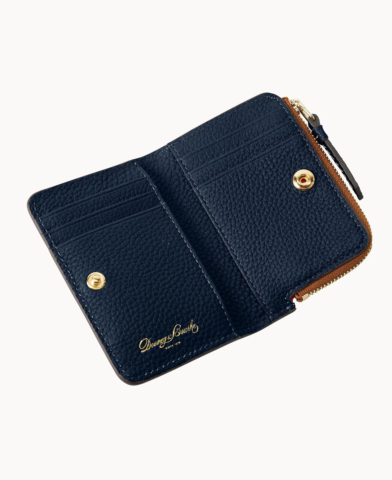 Pebble Grain Zip Credit Card Wallet 12 - Image 57