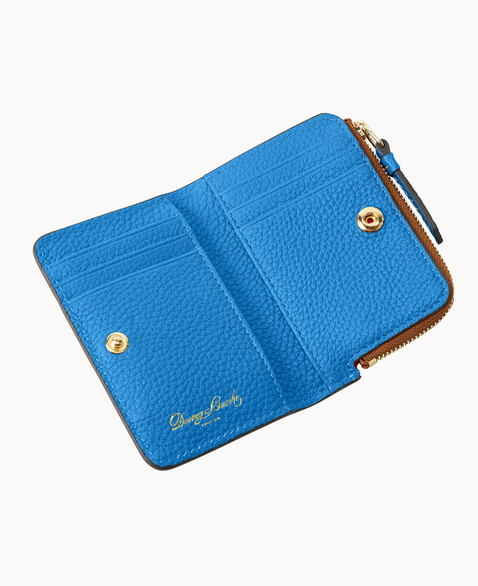 Pebble Grain Zip Credit Card Wallet 12 - Image 81
