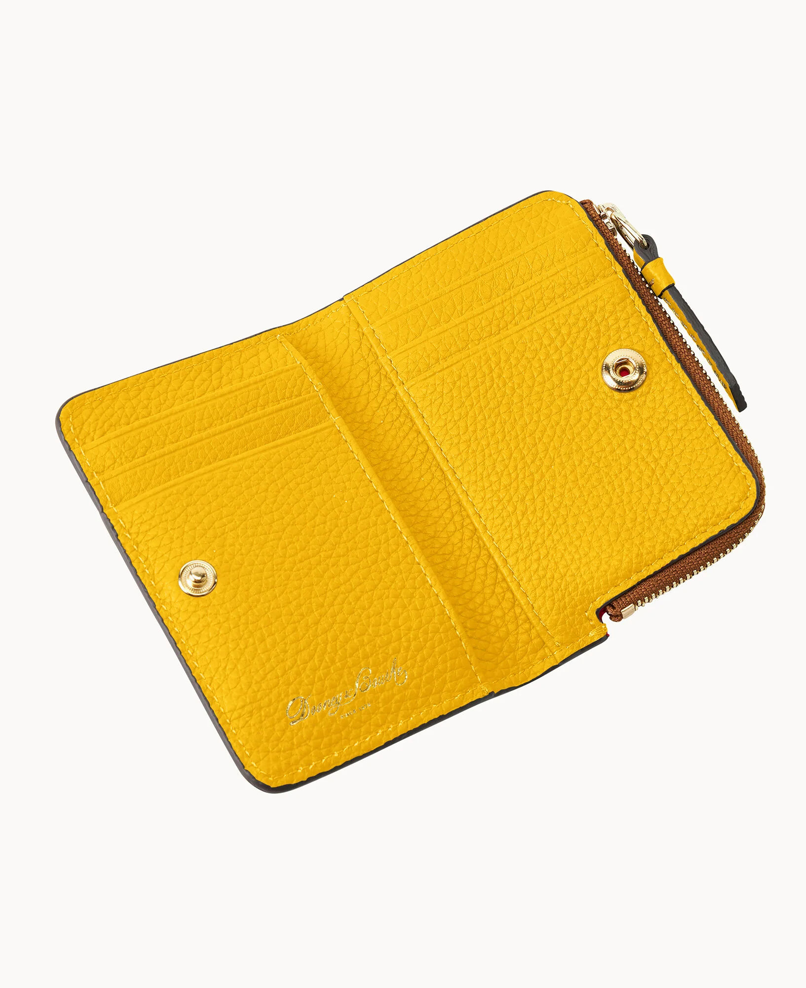 Pebble Grain Zip Credit Card Wallet 12 - Image 84