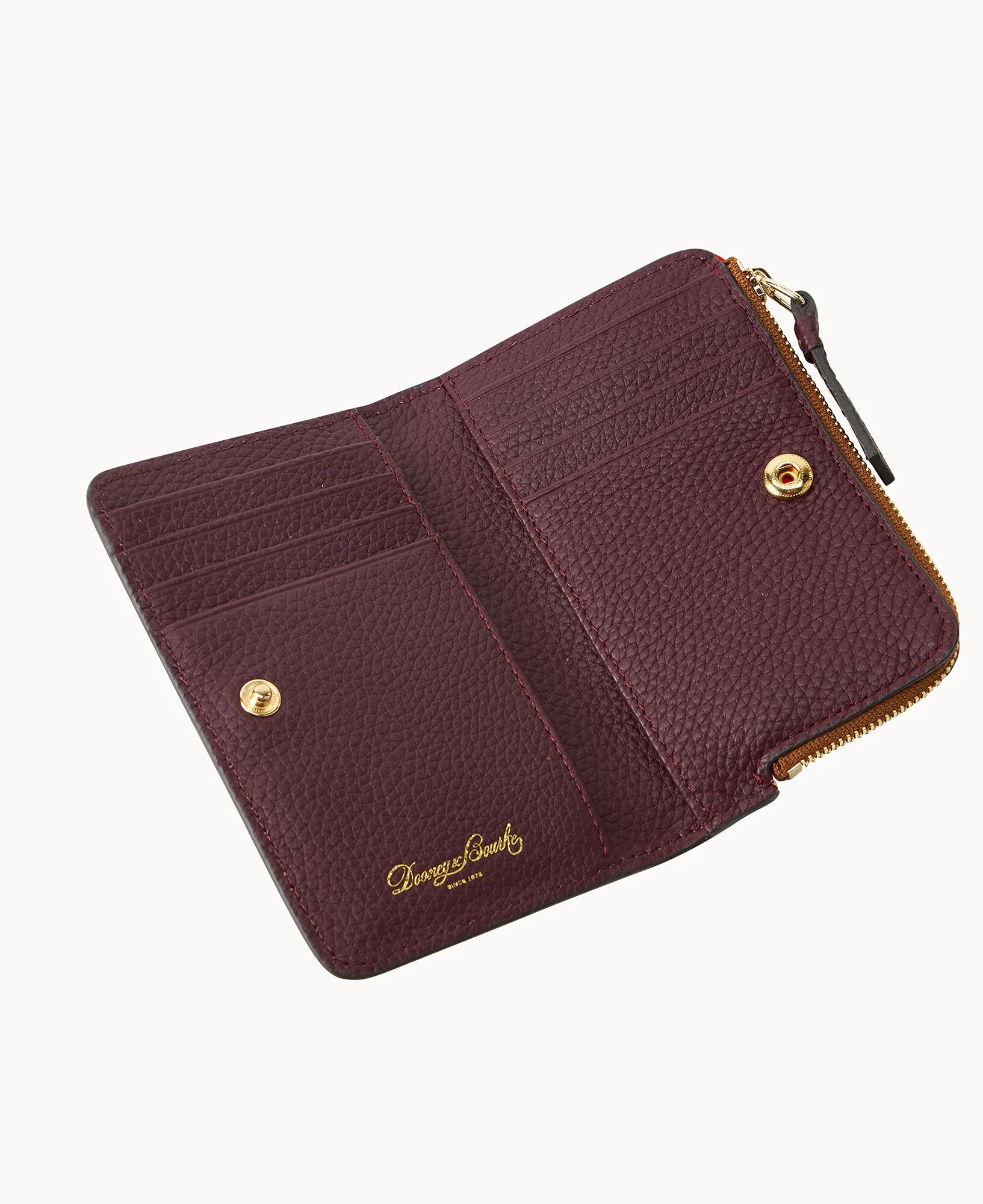 Pebble Grain Zip Credit Card Wallet 14 - Image 12