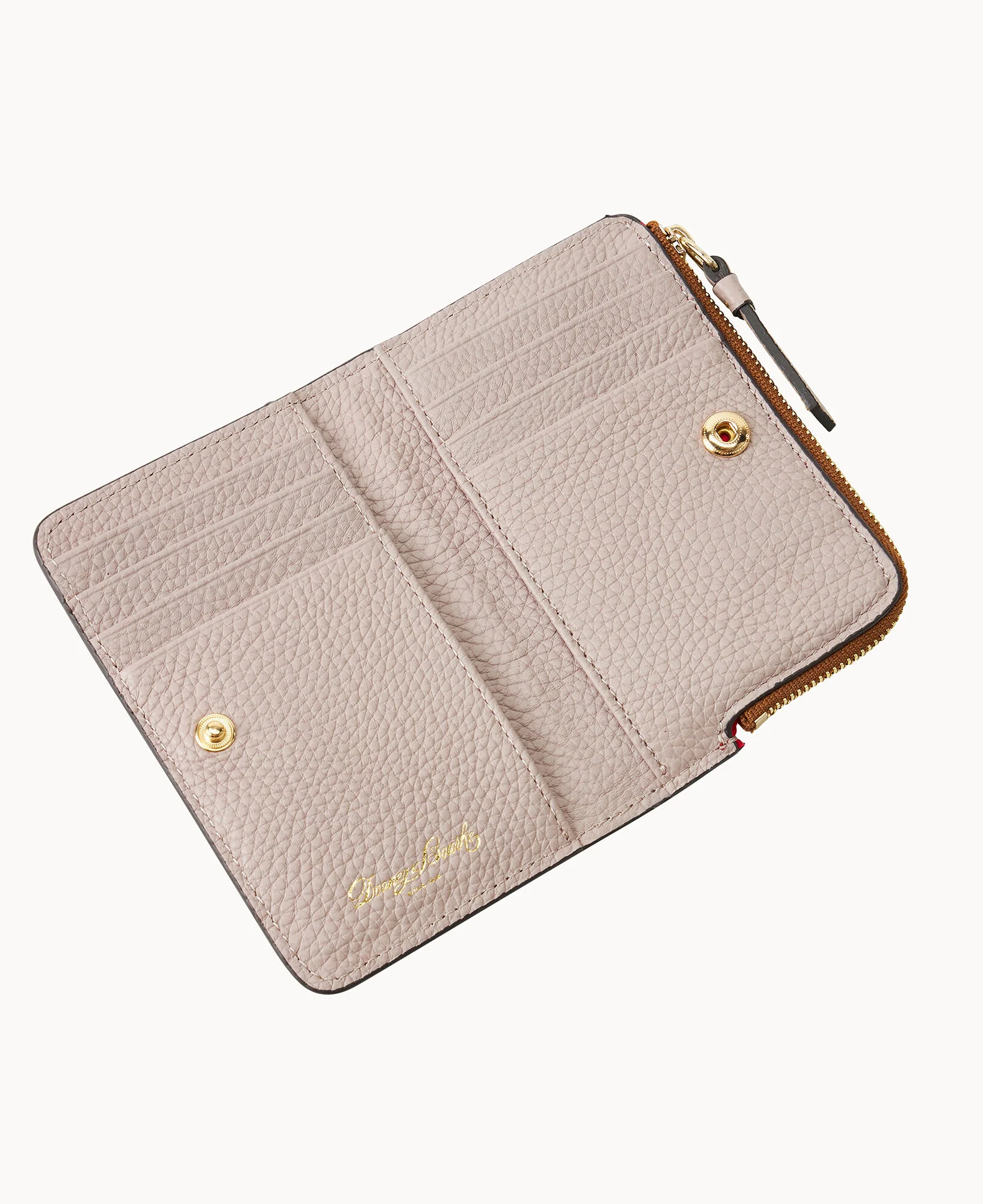 Pebble Grain Zip Credit Card Wallet 14 - Image 33