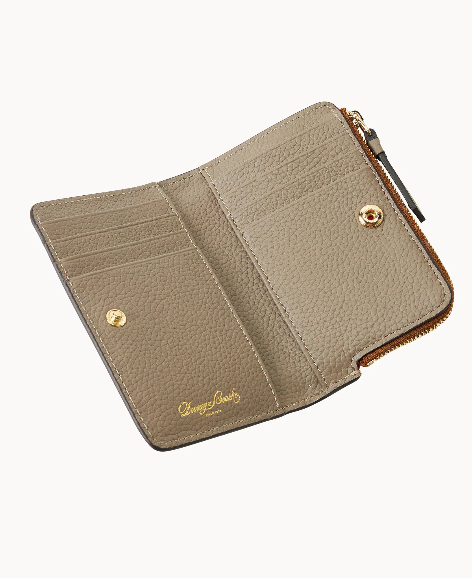 Pebble Grain Zip Credit Card Wallet 14 - Image 36
