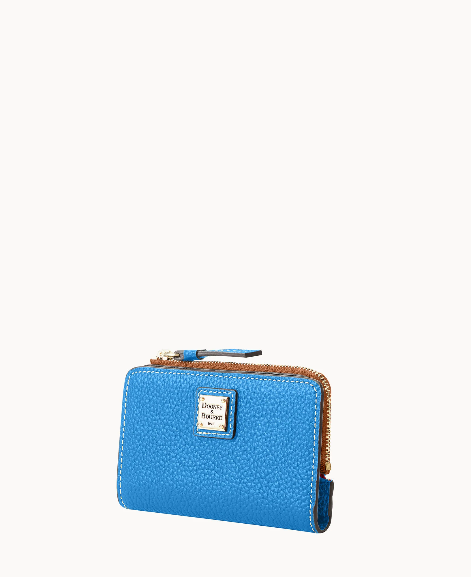 Pebble Grain Zip Credit Card Wallet 14 - Image 50