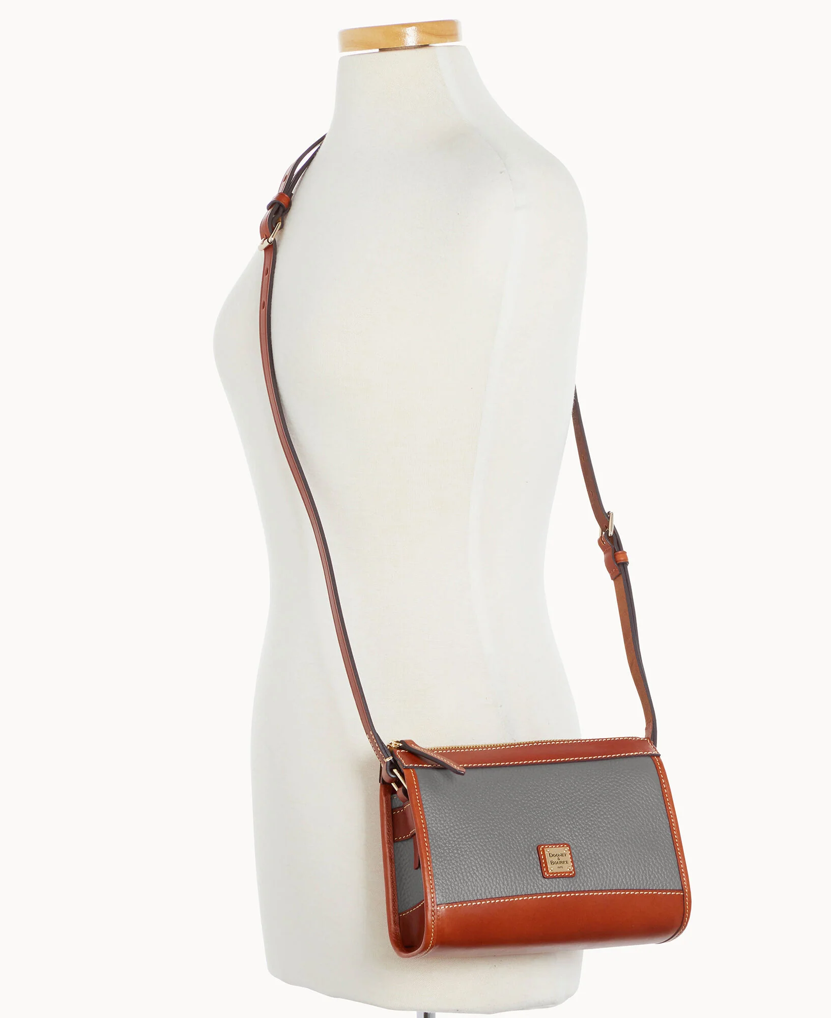 Pebble Grain Zip Crossbody - Image 40