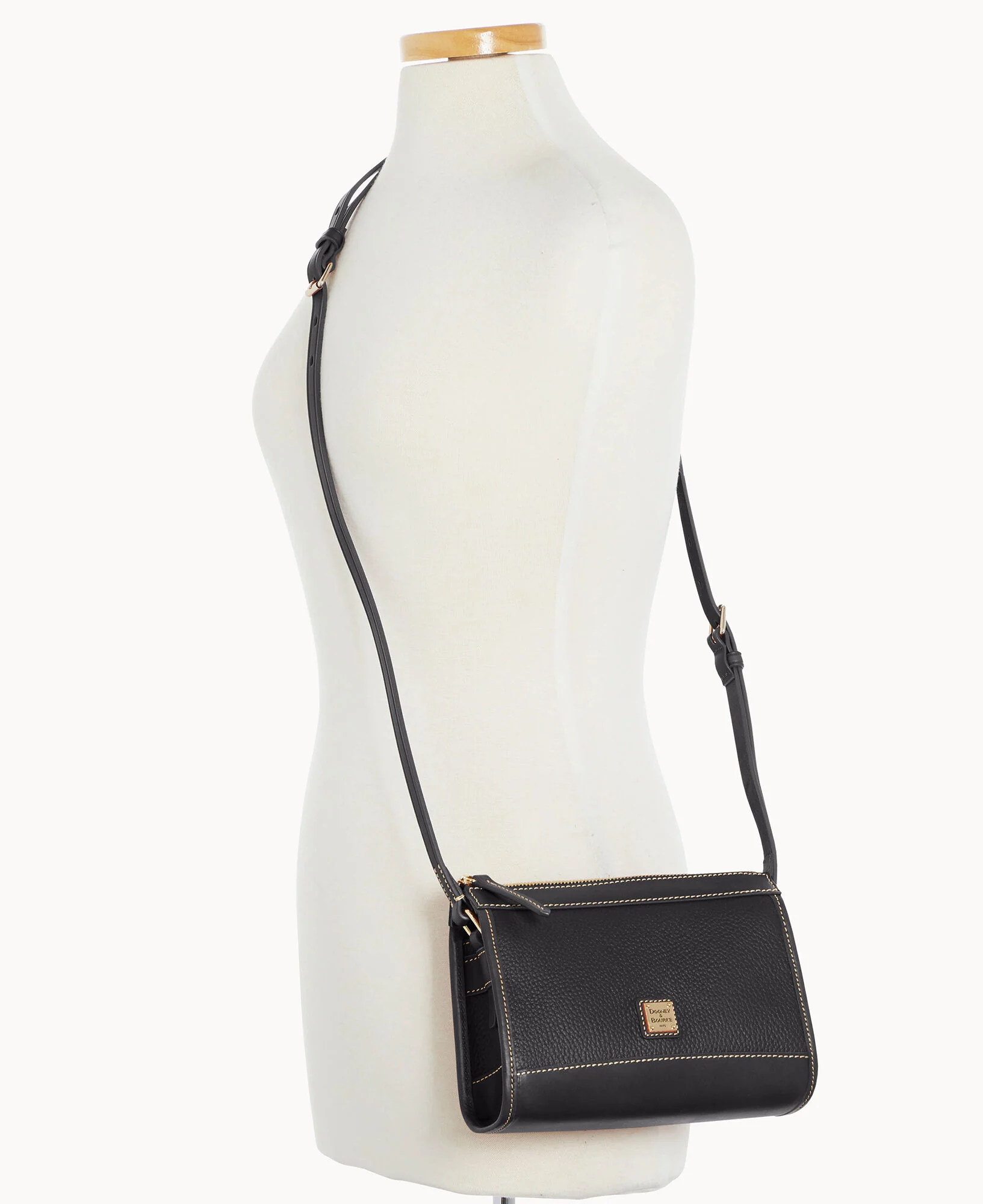 Pebble Grain Zip Crossbody - Image 8