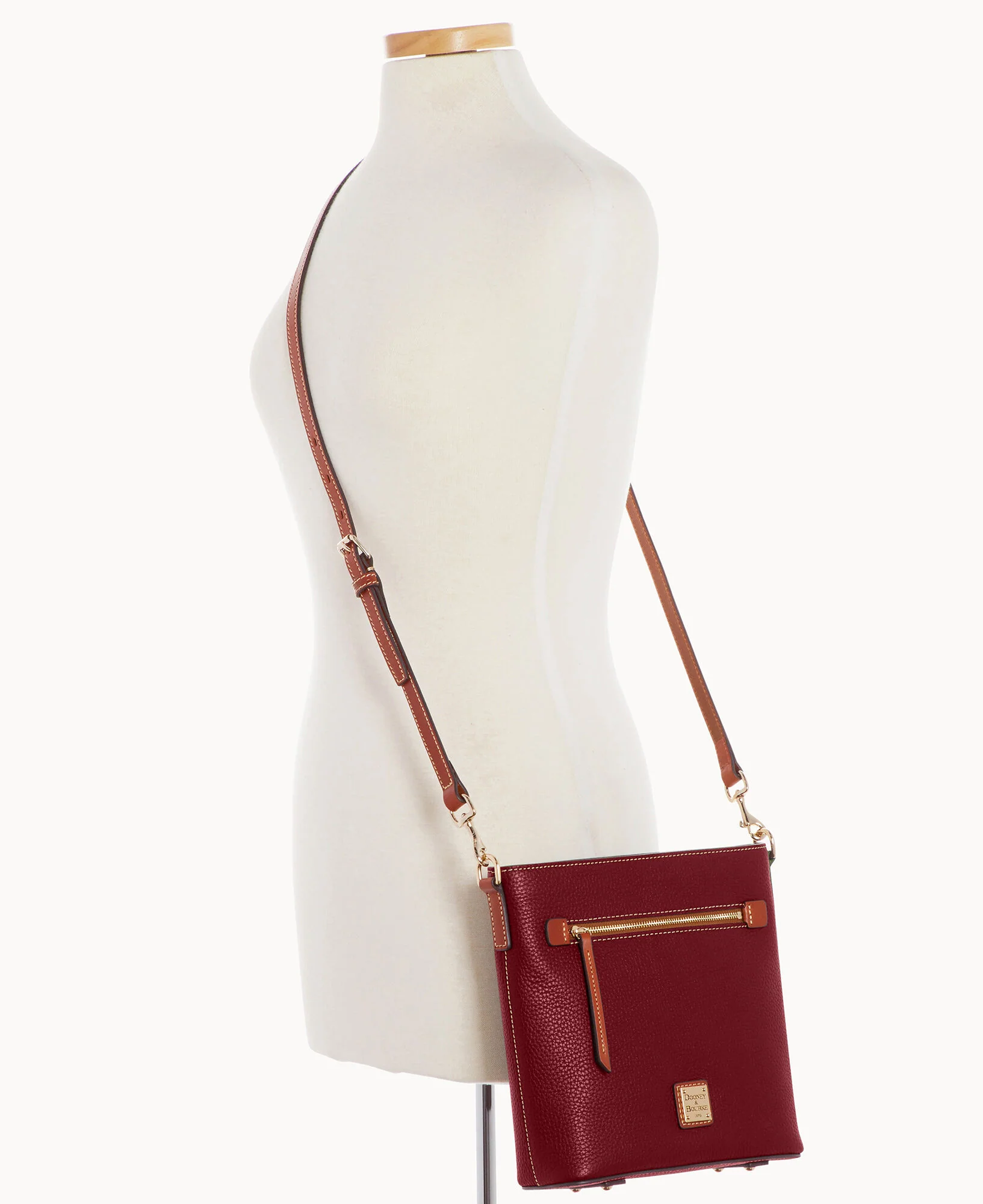 Pebble Grain Zip Crossbody - Image 40